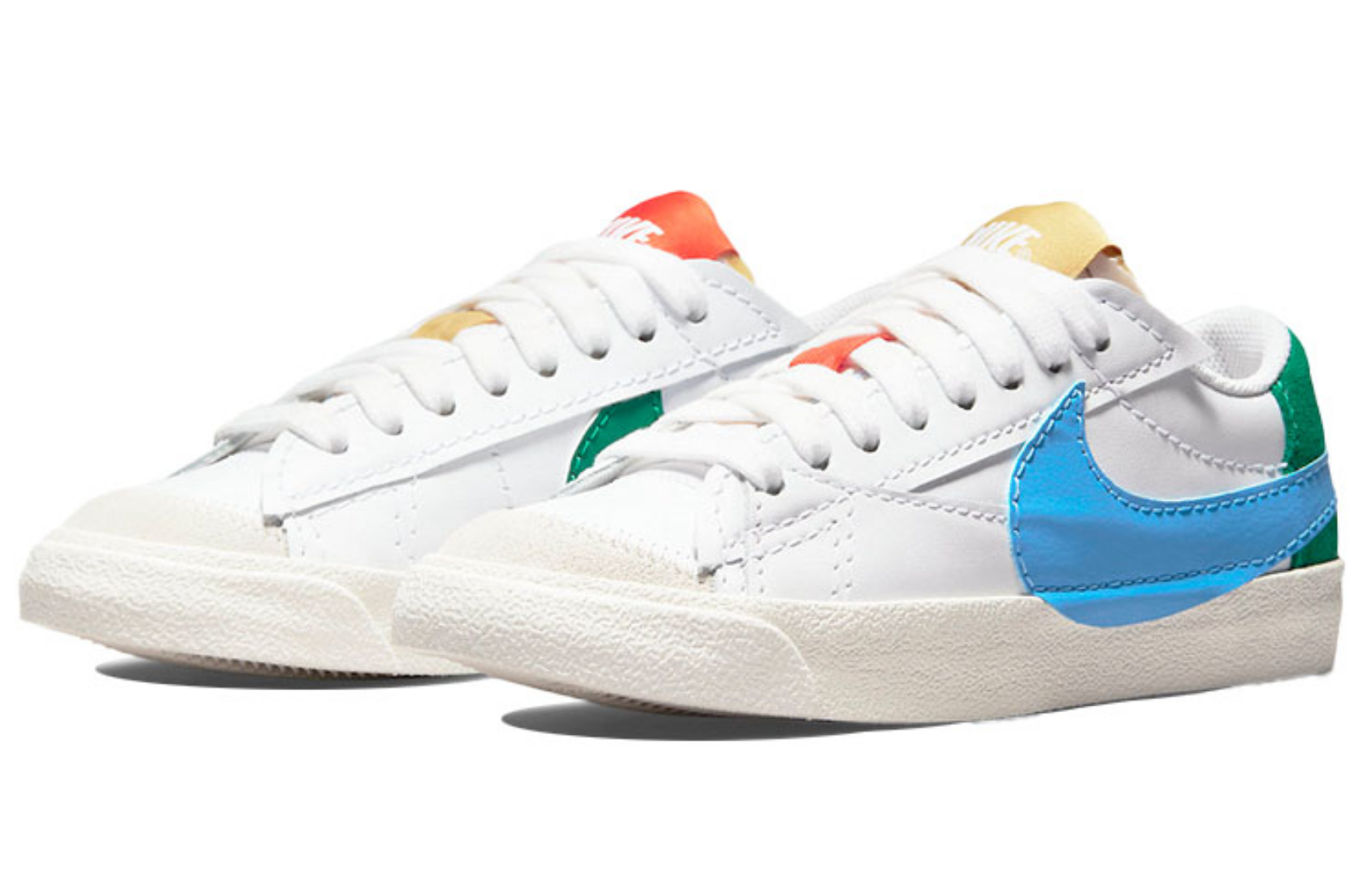 Фото № 3 с приближением к товару «‎Nike Blazer Low Jumbo Low-Top Sneakers WhiteBlue»