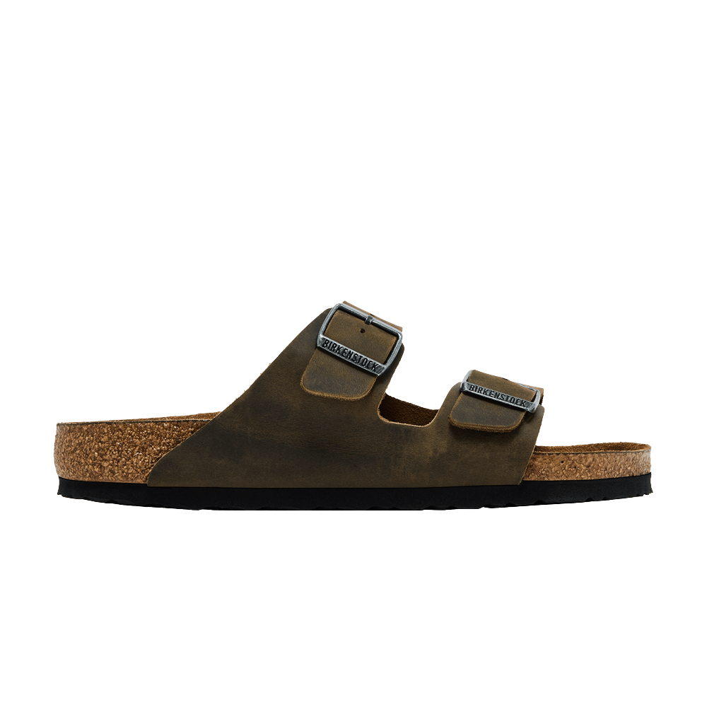 Birkenstock Arizona Soft Footbed Oiled Leather Faded Khaki