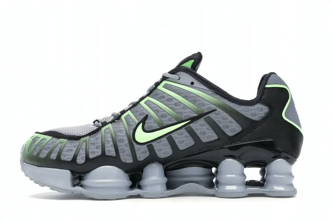 Фото № 3 с приближением к товару «‎Nike Shox TL Wolf Grey Lime Blast»
