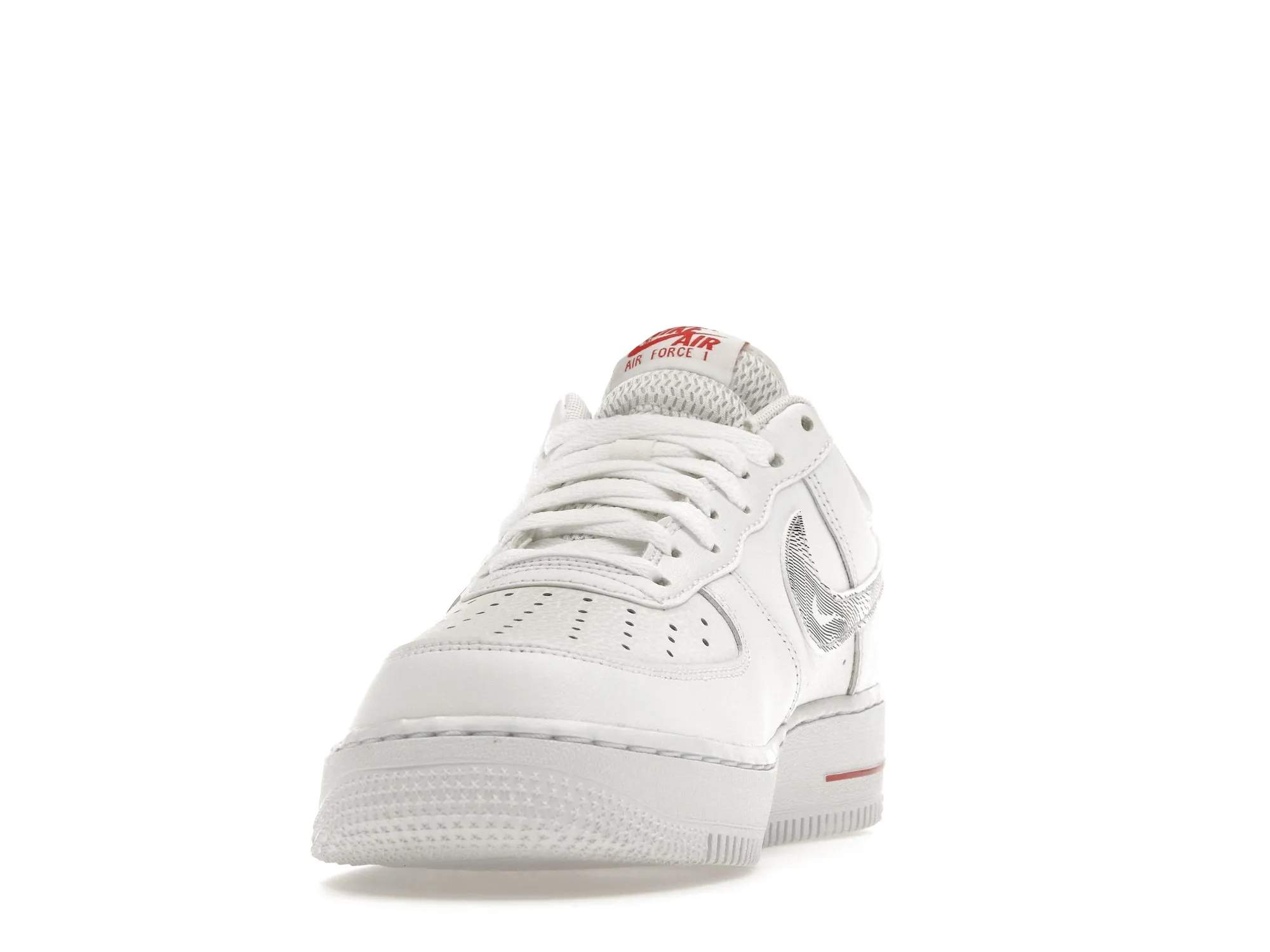 Фото № 3 с приближением к товару «‎Nike Air Force 1 Low Topography Pack White University Red»