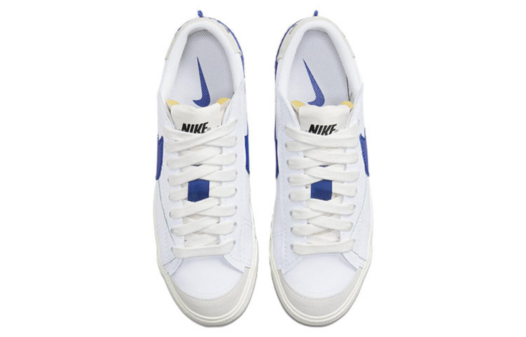 Фото № 4 с приближением к товару «‎Nike Blazer Low '77 Jumbo Skate Shoes WhiteOld Royal-Light Bone-S»