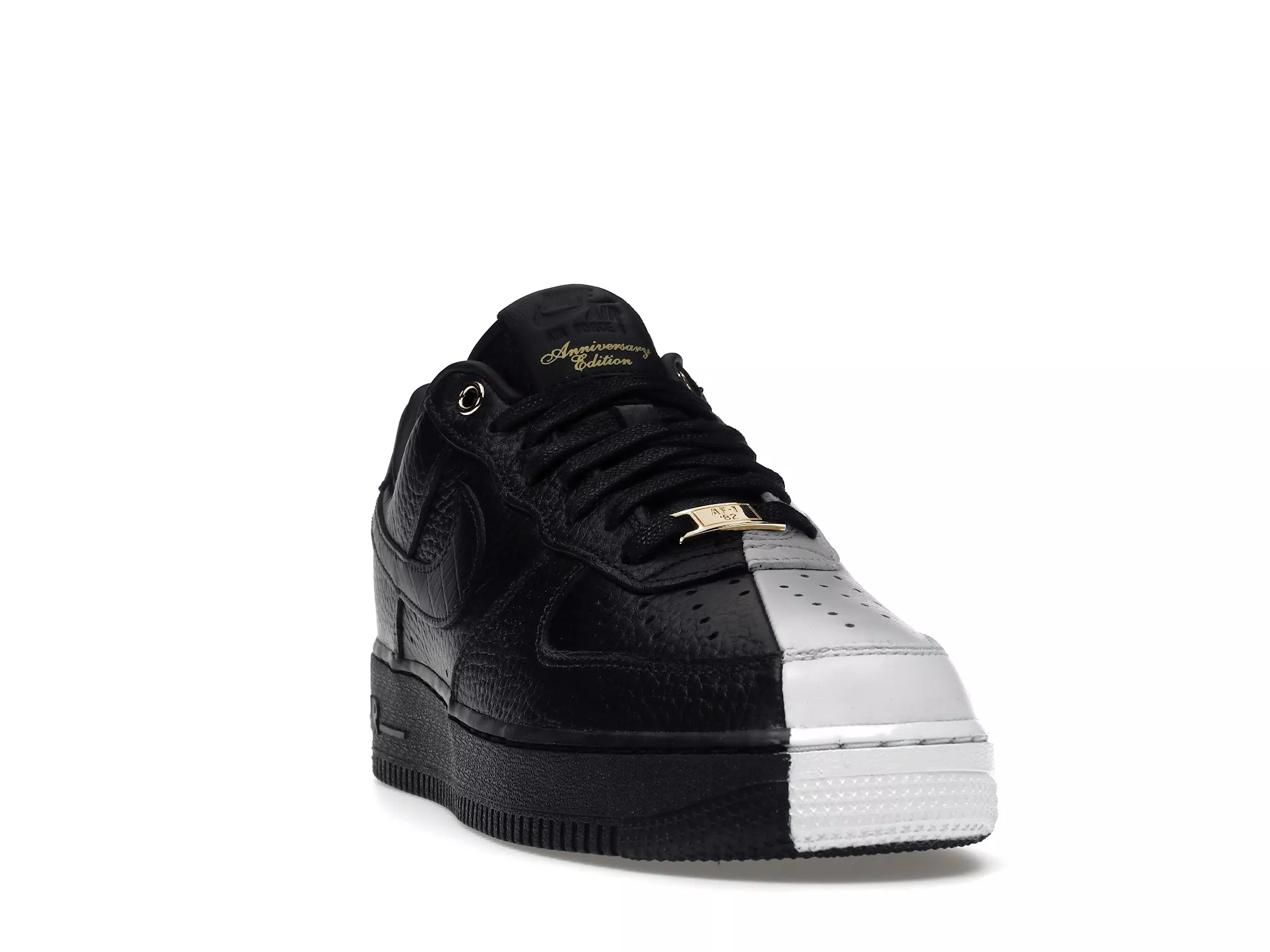 Фото № 2 с приближением к товару «‎Nike Air Force 1 Low 40th Anniversary Edition Split Black White»