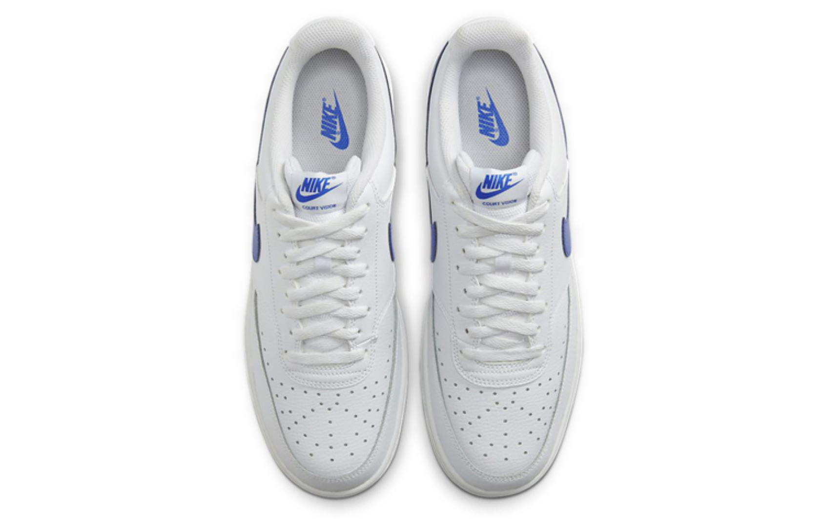 Фото № 4 с приближением к товару «‎Nike Court Vision Low 'White Game Royal'»