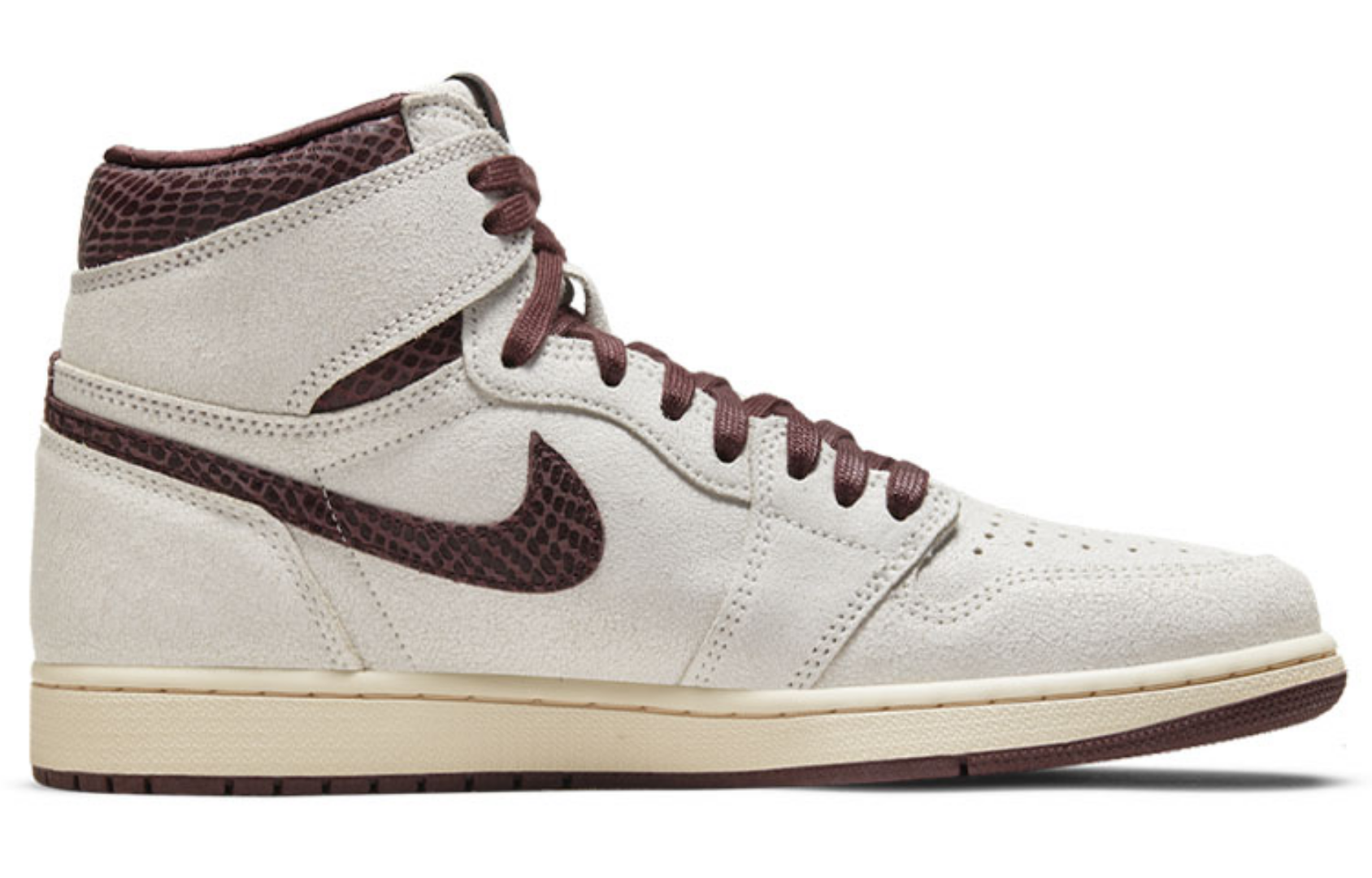 Фото № 2 с приближением к товару «‎A Ma Maniere x Air Jordan 1 High OG GreyBrown»