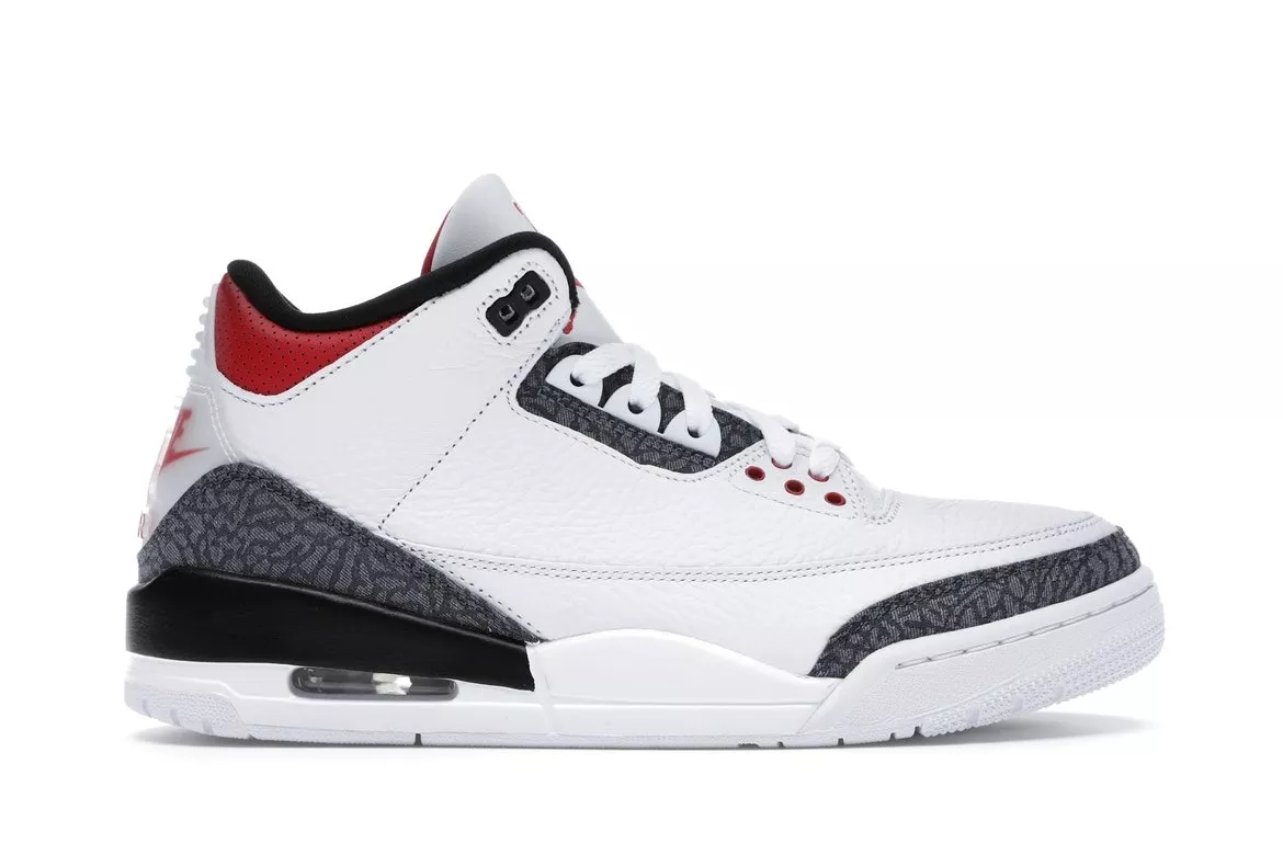 Фото № 1 с приближением к товару «‎Jordan 3 Retro SE Fire Red Denim (2020)»