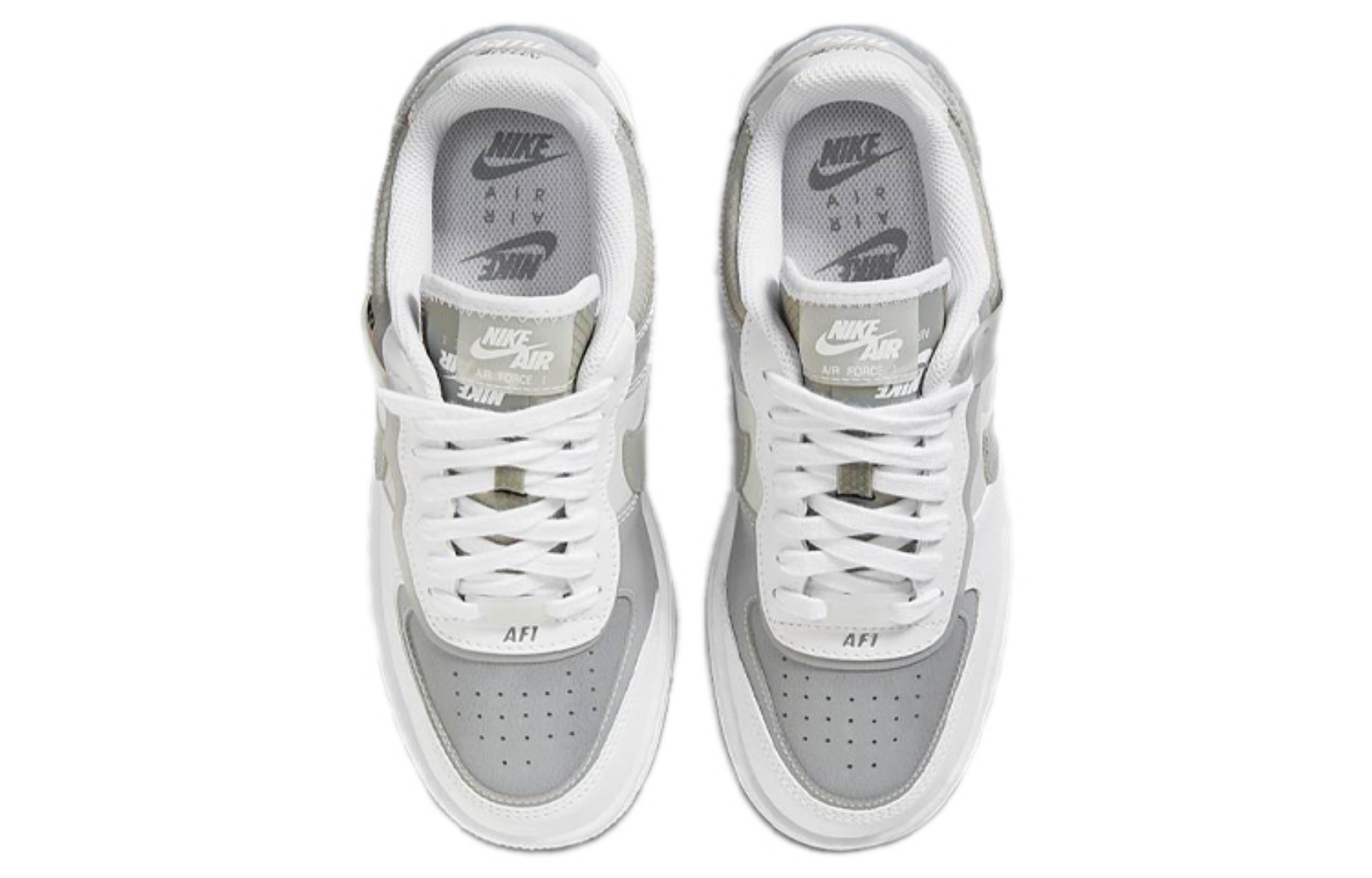 Фото № 4 с приближением к товару «‎Nike Air Force 1 Shadow Particle Grey»