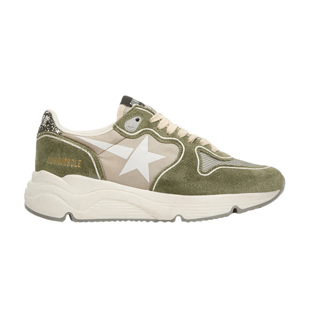 Women's Golden Goose Running Green Silver