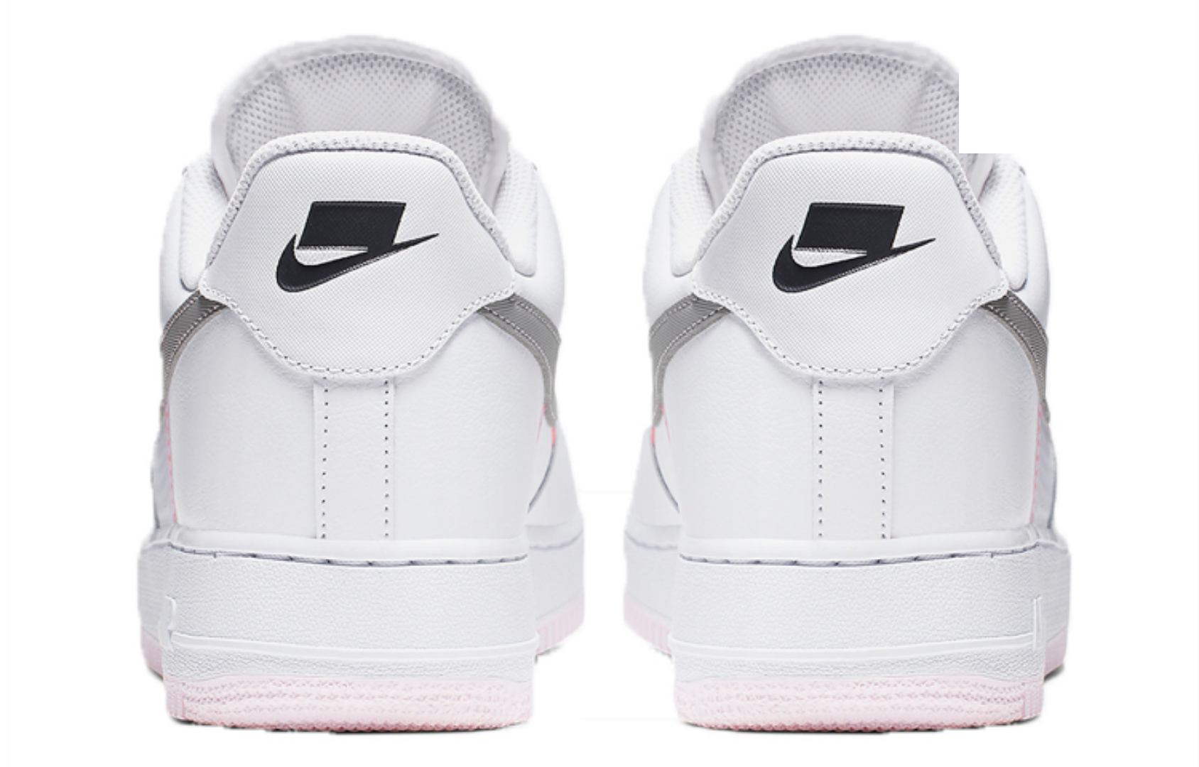 Фото № 4 с приближением к товару «‎Nike Air Force 1 Low 'Transparent White Grey'»