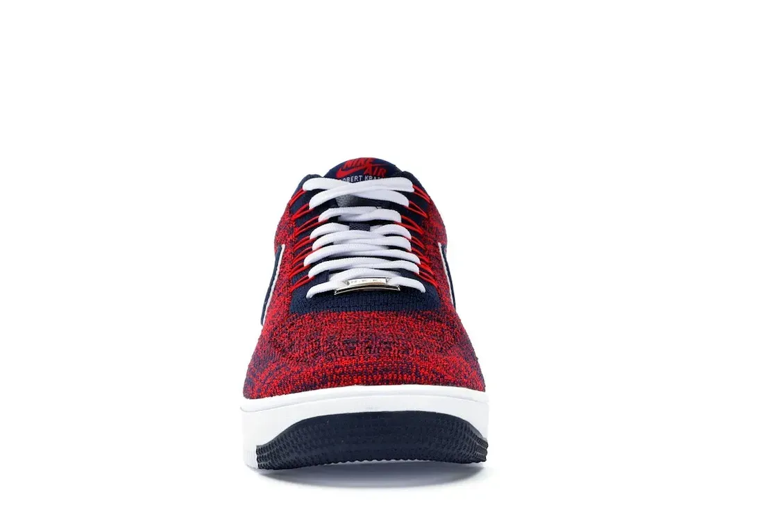 Фото № 2 с приближением к товару «‎Nike Air Force 1 Ultra Flyknit Low RKK New England Patriots (2018)»