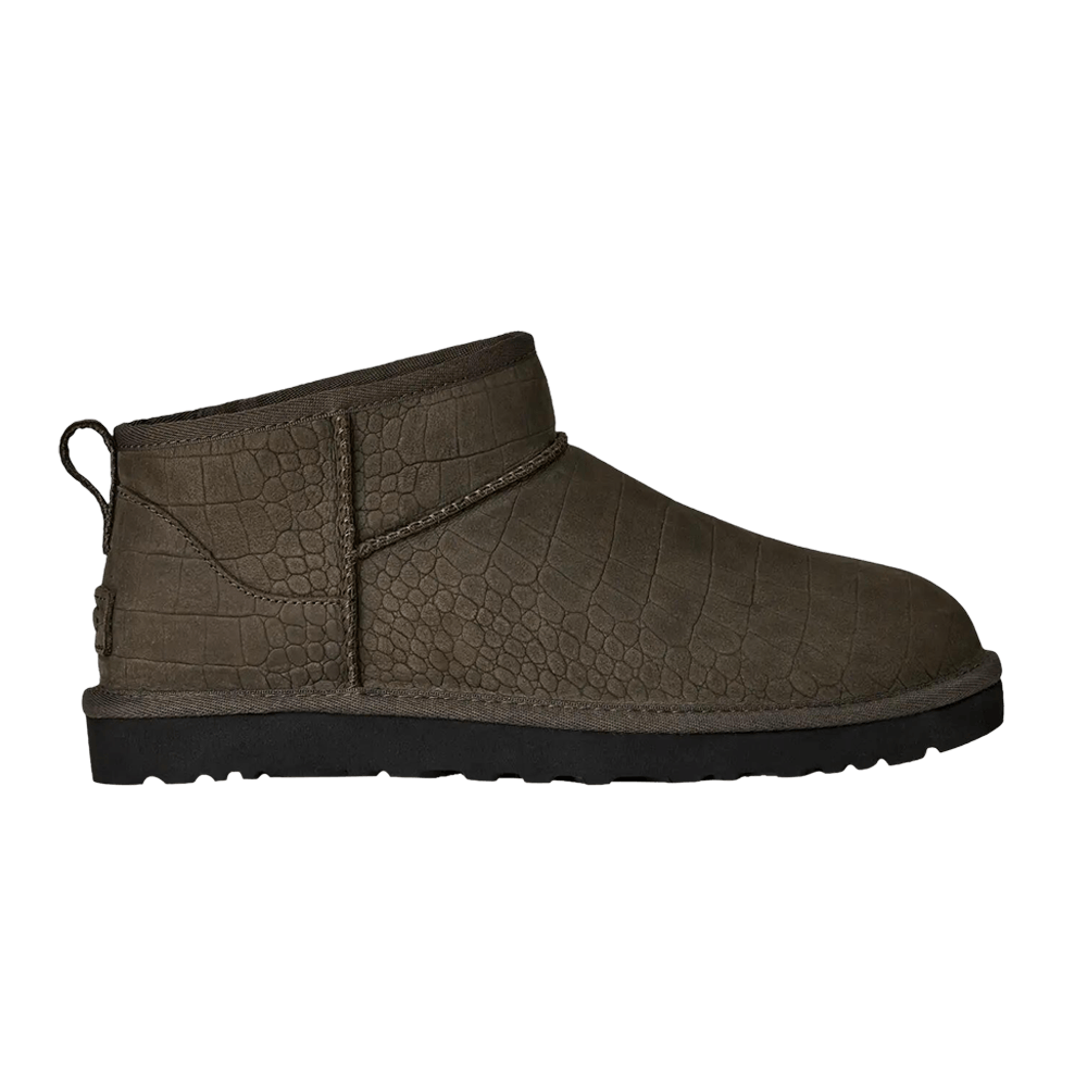 UGG Classic Ultra Mini Embossed Dense Smoke