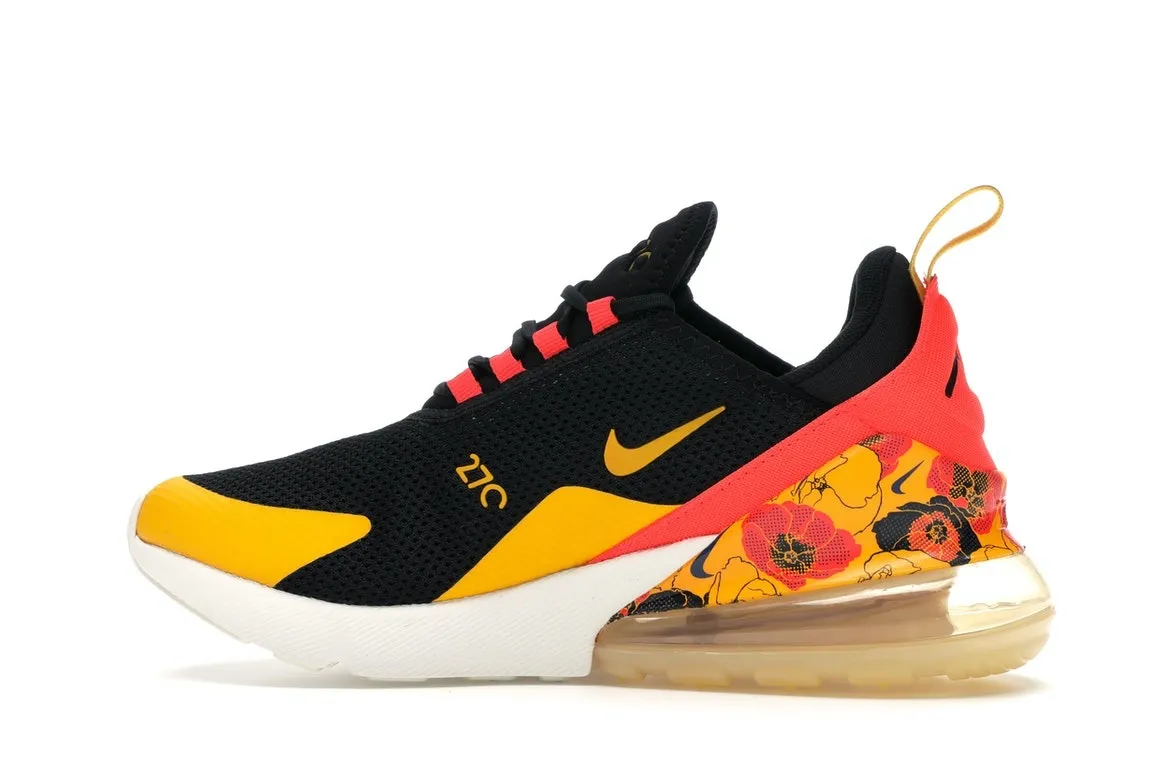 Фото № 5 с приближением к товару «‎Nike Air Max 270 Floral Black Crimson Gold »