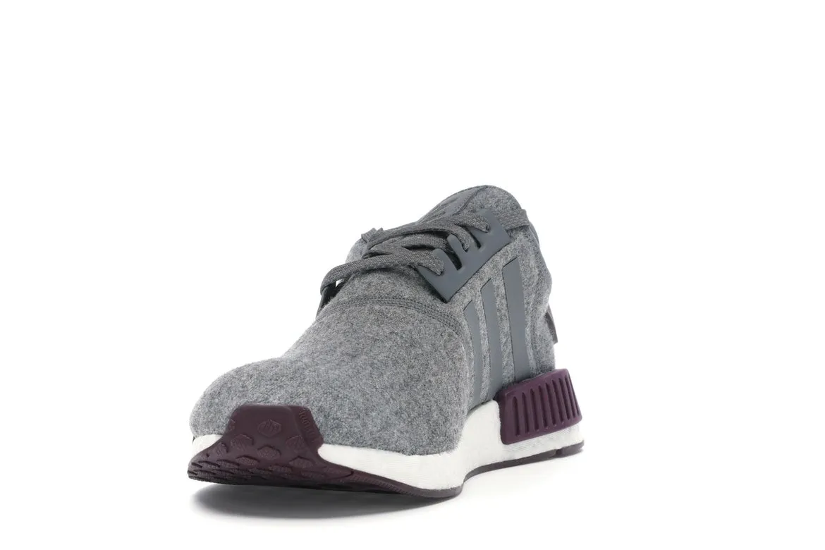Фото № 3 с приближением к товару «‎adidas NMD R1 Wool Grey Four Maroon»
