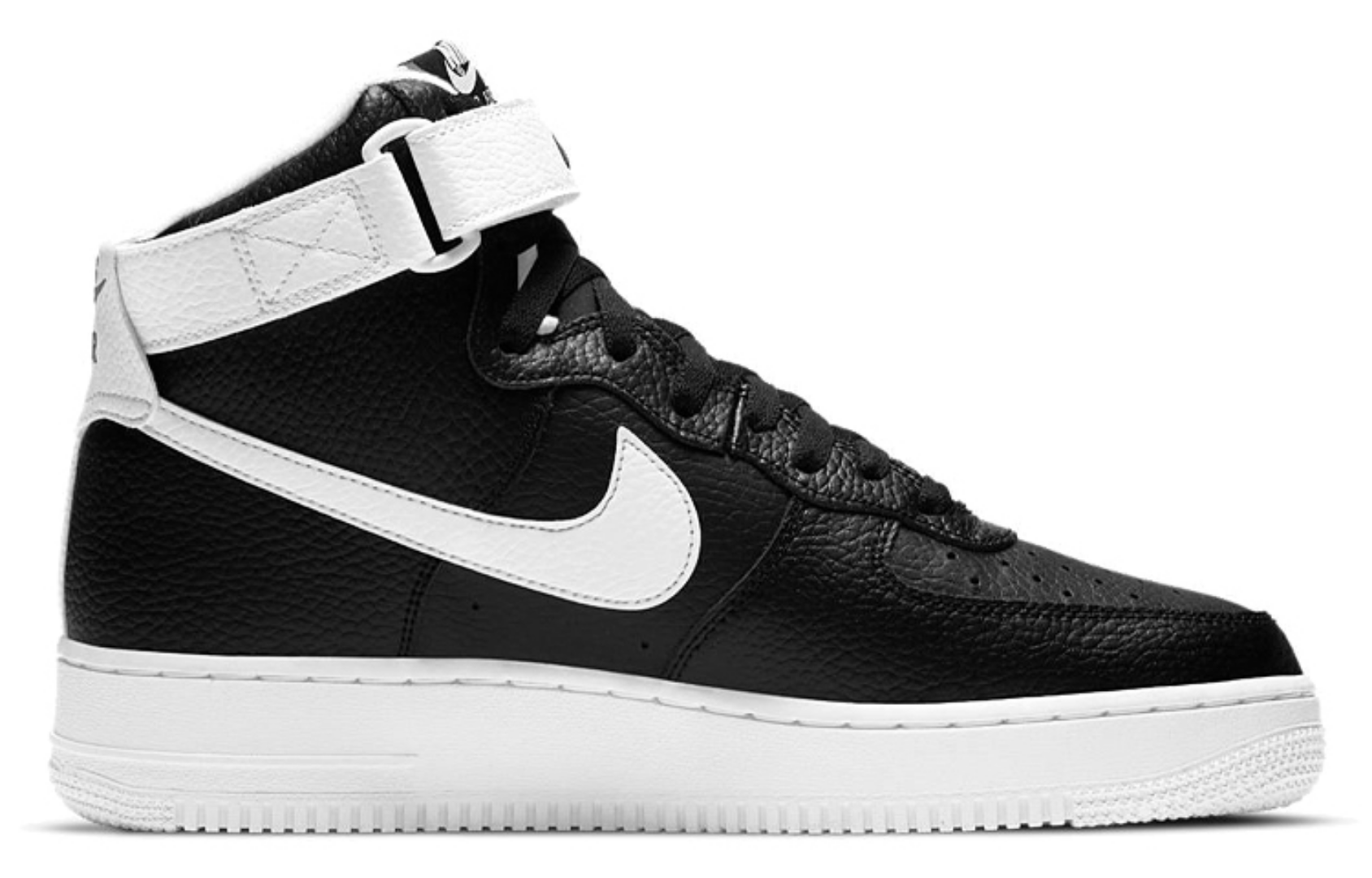 Фото № 2 с приближением к товару «‎Nike Air Force 1 '07 High 'Black White'»