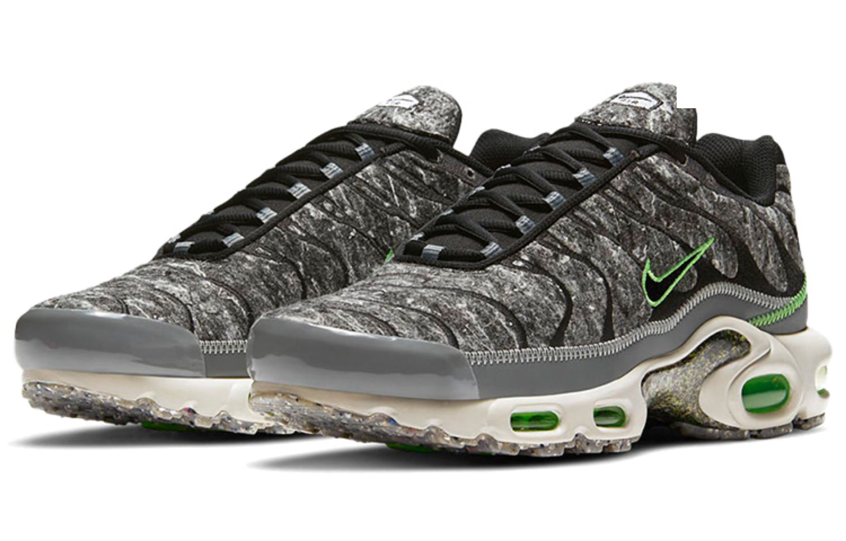 Фото № 3 с приближением к товару «‎Nike Air Max Plus Essential "Crater" BlackGreyGreen»