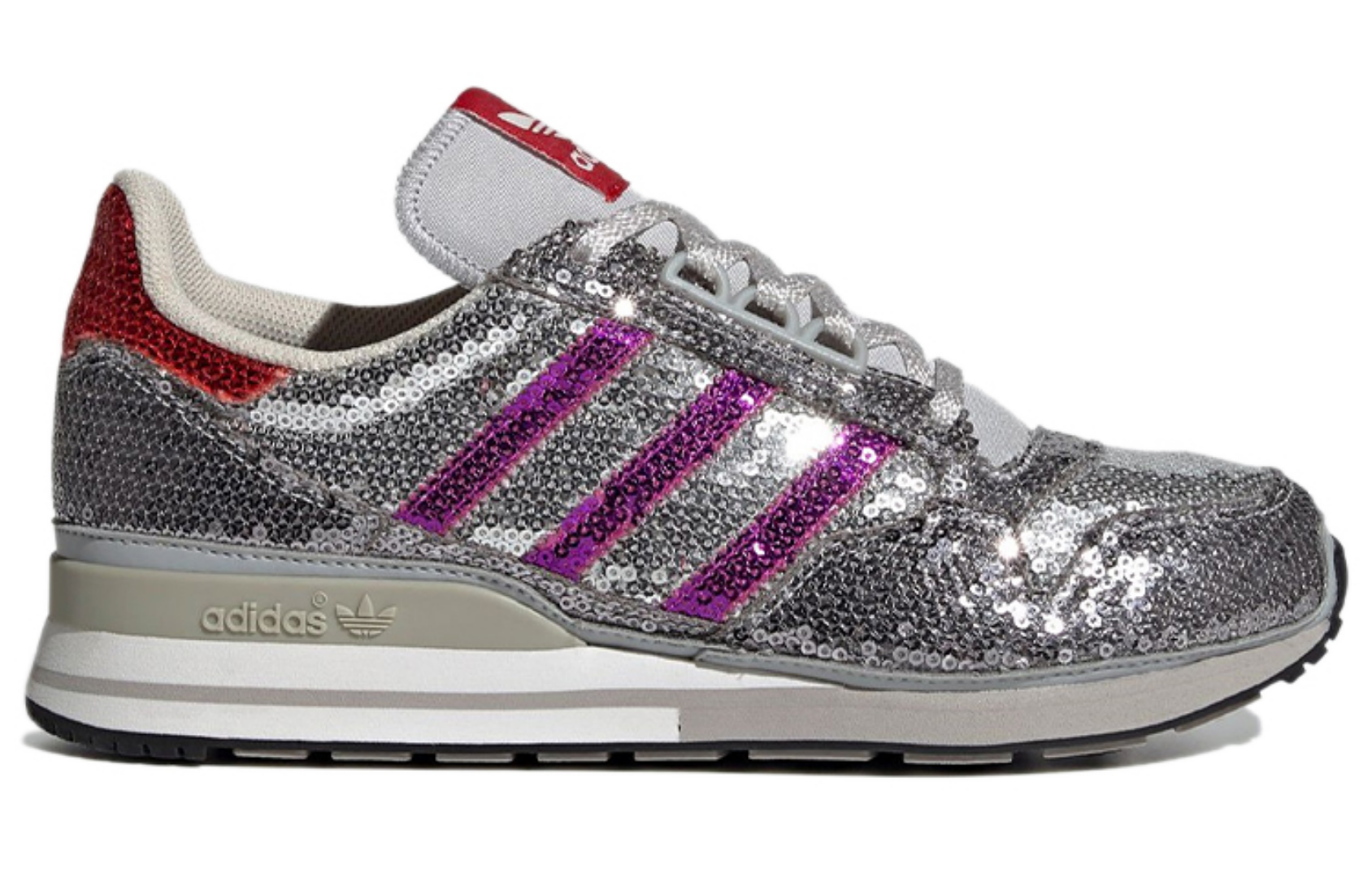 Фото № 2 с приближением к товару «‎adidas Originals WMNS ZX 500 Silver»