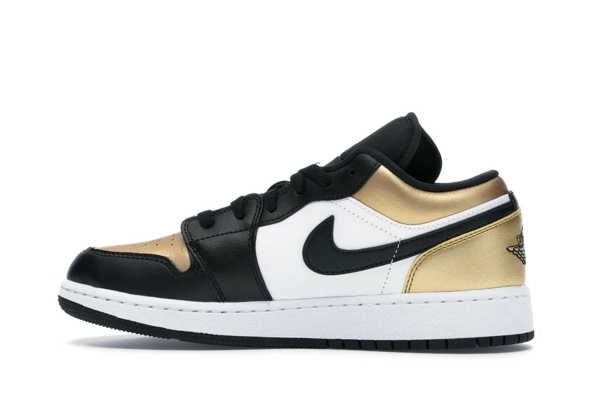 Фото № 6 с приближением к товару «‎Jordan 1 Low Gold Toe »