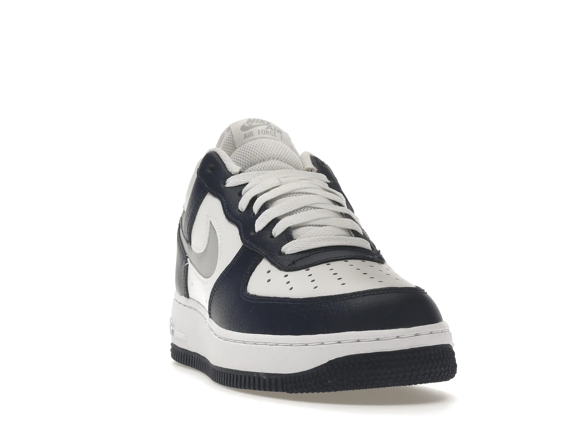 Фото № 2 с приближением к товару «‎Nike Air Force 1 Low White Navy Grey»