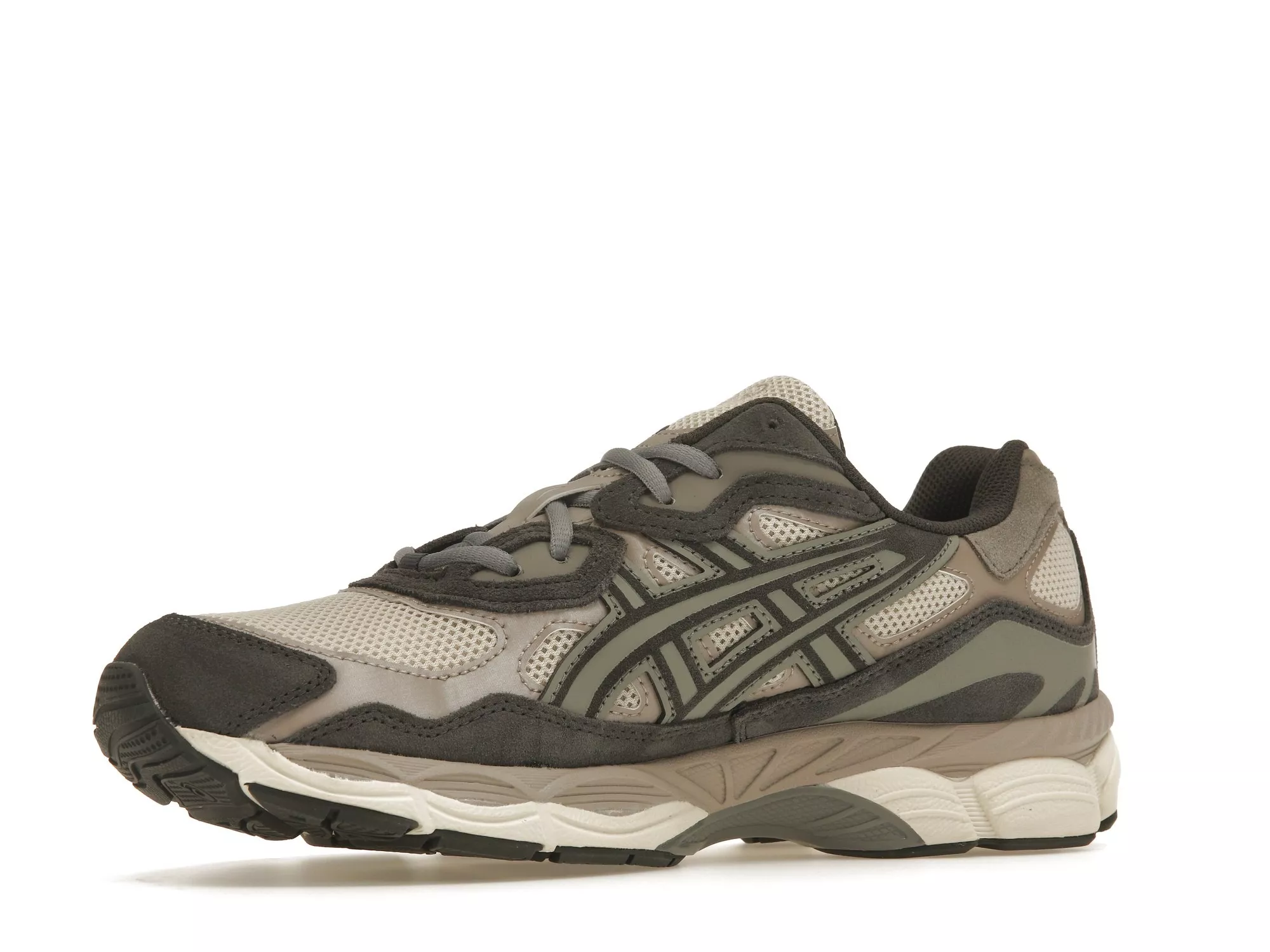 Фото № 4 с приближением к товару «‎ASICS Gel-NYC Oatmeal Obsidian Grey»