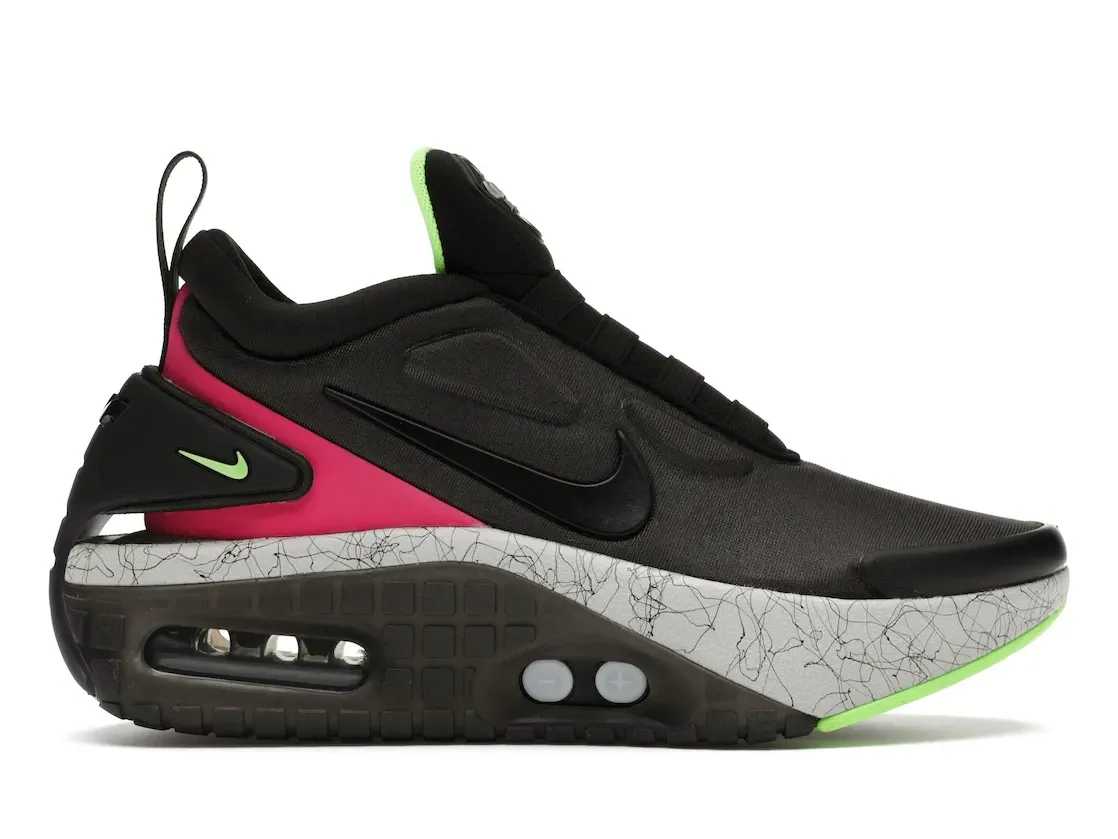 Фото № 1 с приближением к товару «‎Nike Adapt Auto Max Black Laser Fuchsia Electro Green (EU Charger)»