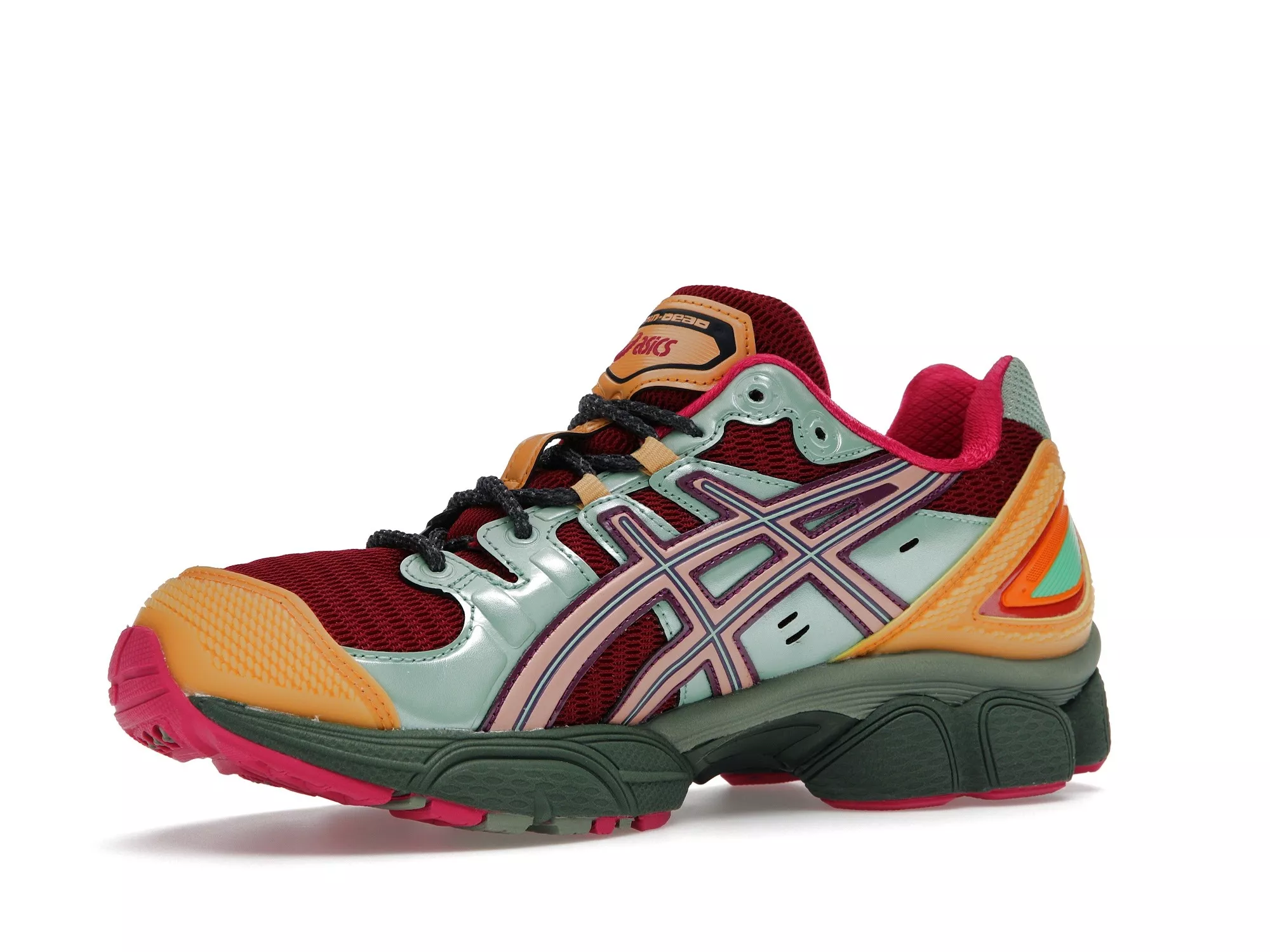 Brain Dead × Asics GEL-Nimbus 9 Rio Red Asics x Brain Dead Unisex GEL-Nimbus 9 Rio Red / Almost Apricot