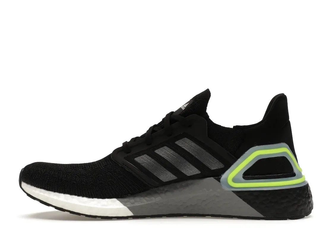 Фото № 3 с приближением к товару «‎adidas Ultra Boost 20 Core Black Signal Green»