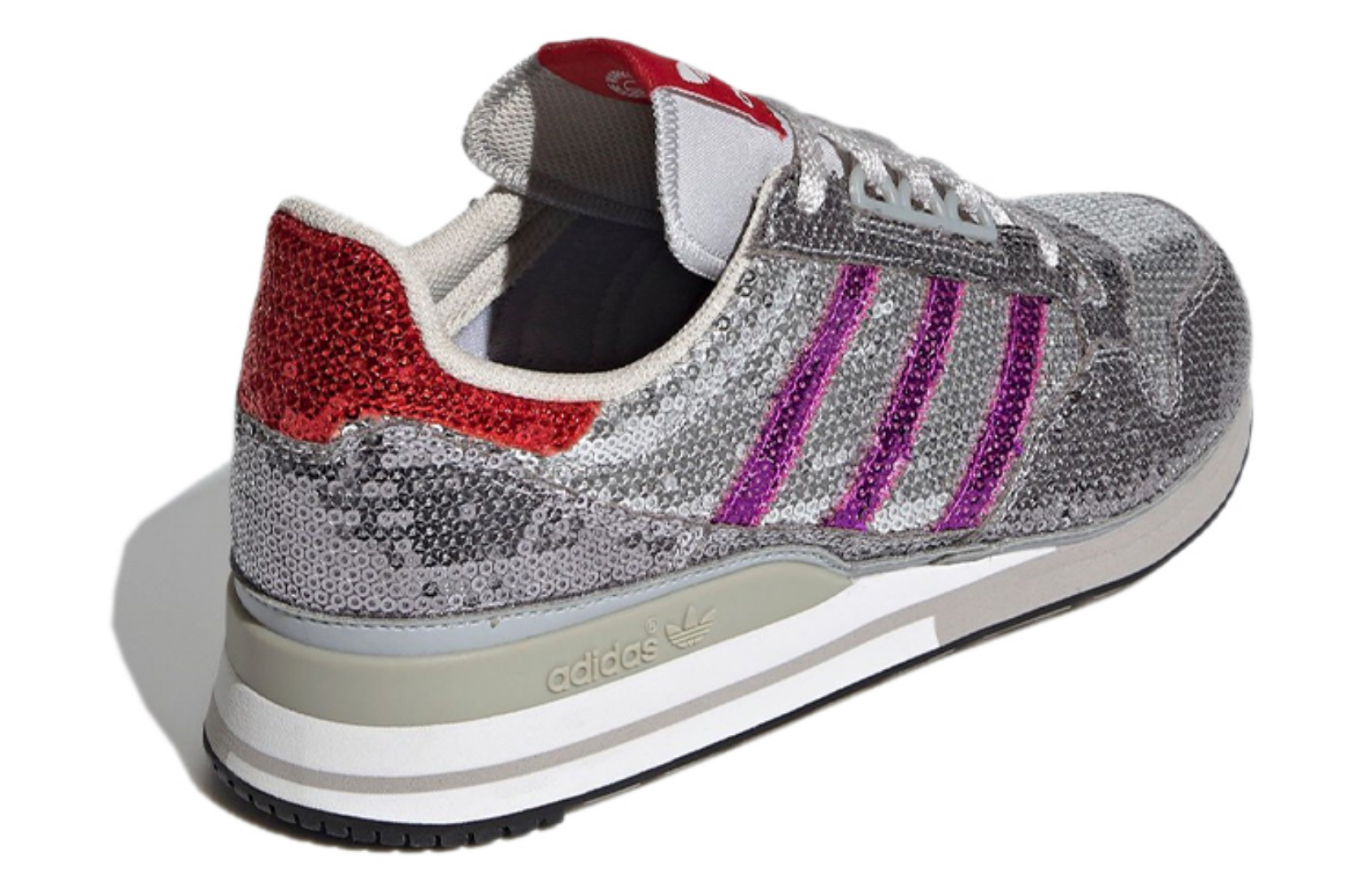 Фото № 4 с приближением к товару «‎adidas Originals WMNS ZX 500 Silver»