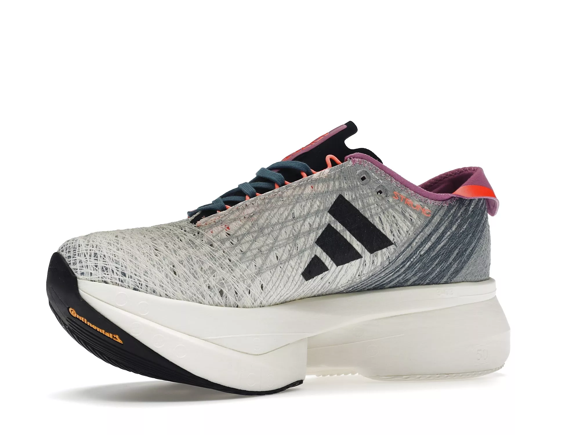 Фото № 3 с приближением к товару «‎adidas Adizero Prime X Strung Off White Pulse Lilac»