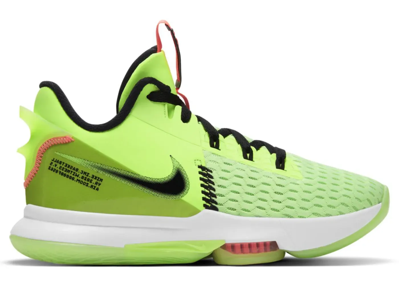 Фото № 1 с приближением к товару «‎Nike LeBron Witness 5 Grinch»