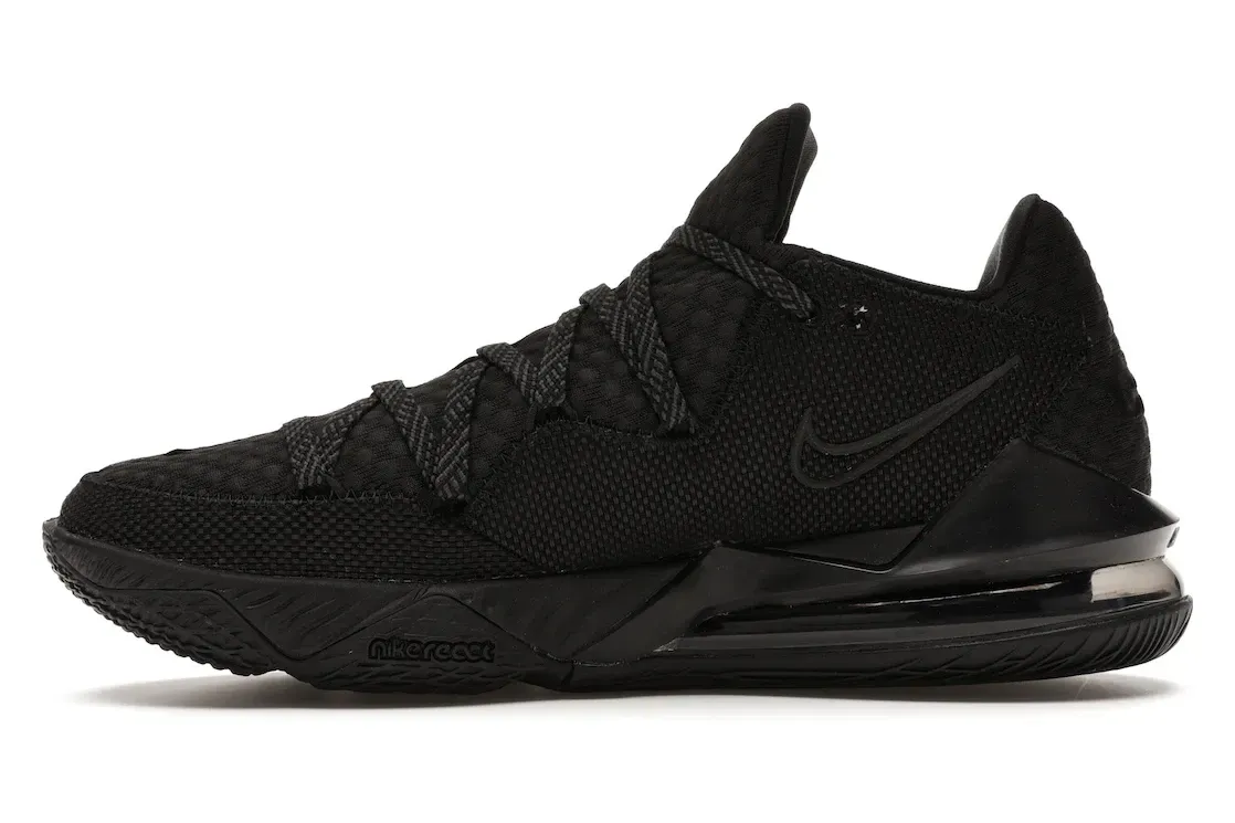 Фото № 3 с приближением к товару «‎Nike LeBron 17 Low Triple Black»