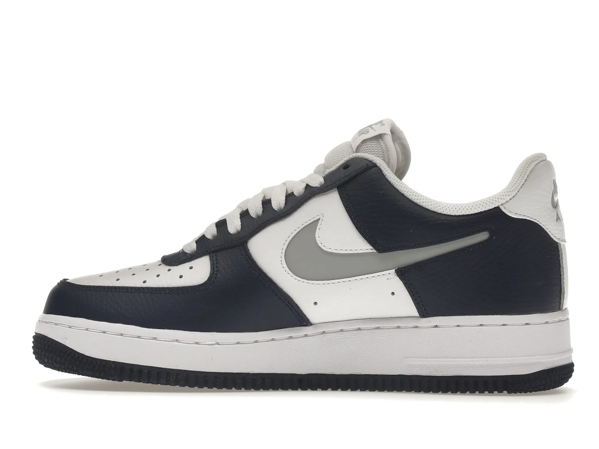 Фото № 5 с приближением к товару «‎Nike Air Force 1 Low White Navy Grey»