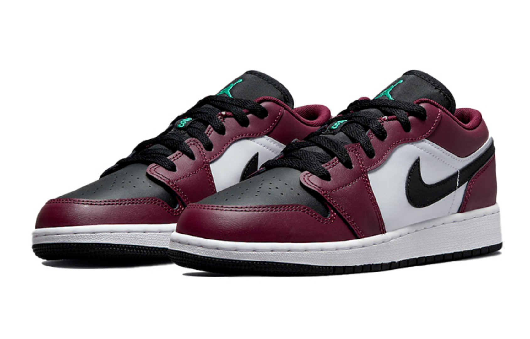 Фото № 2 с приближением к товару «‎(GS) Air Jordan 1 Low SE "Dark Beetroot" BlackPurple»