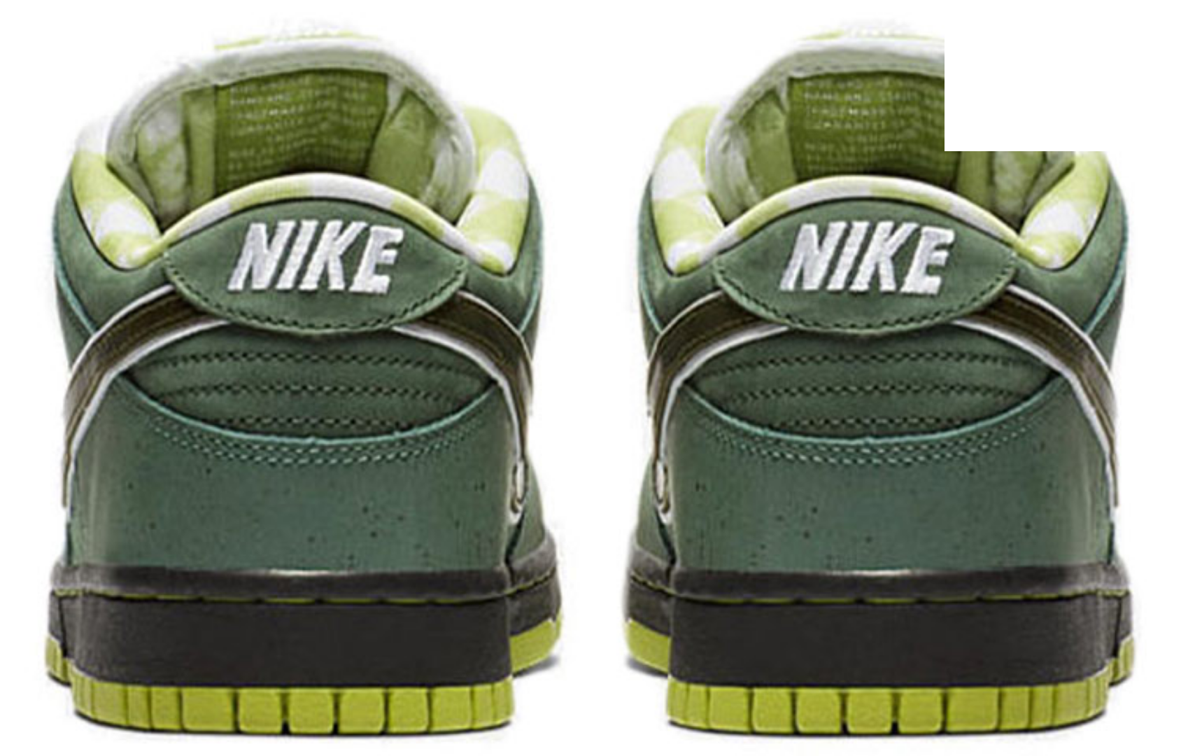 Фото № 4 с приближением к товару «‎Nike SB Dunk Low Concepts Green Lobster (Special Box)»