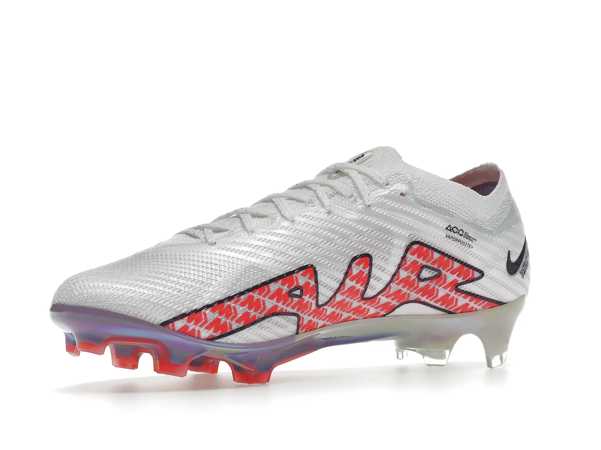 Фото № 4 с приближением к товару «‎Nike Zoom Mercurial Vapor 15 Elite FG White Bright Crimson»