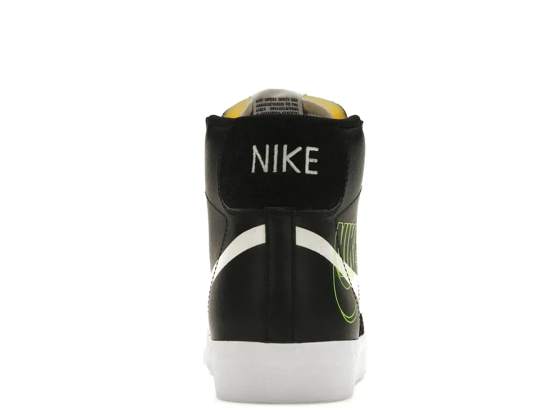 Фото № 4 с приближением к товару «‎Nike Blazer Mid 77 Vintage Reverse Logo Black»