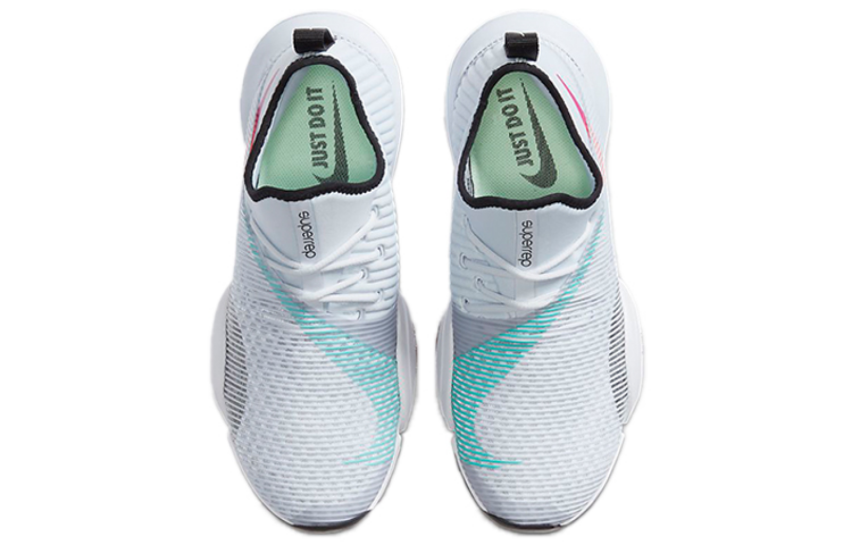 Фото № 4 с приближением к товару «‎Nike Wmns Air Zoom SuperRep 'Football Grey' Football GreyBlackWhiteFlash Crimson»