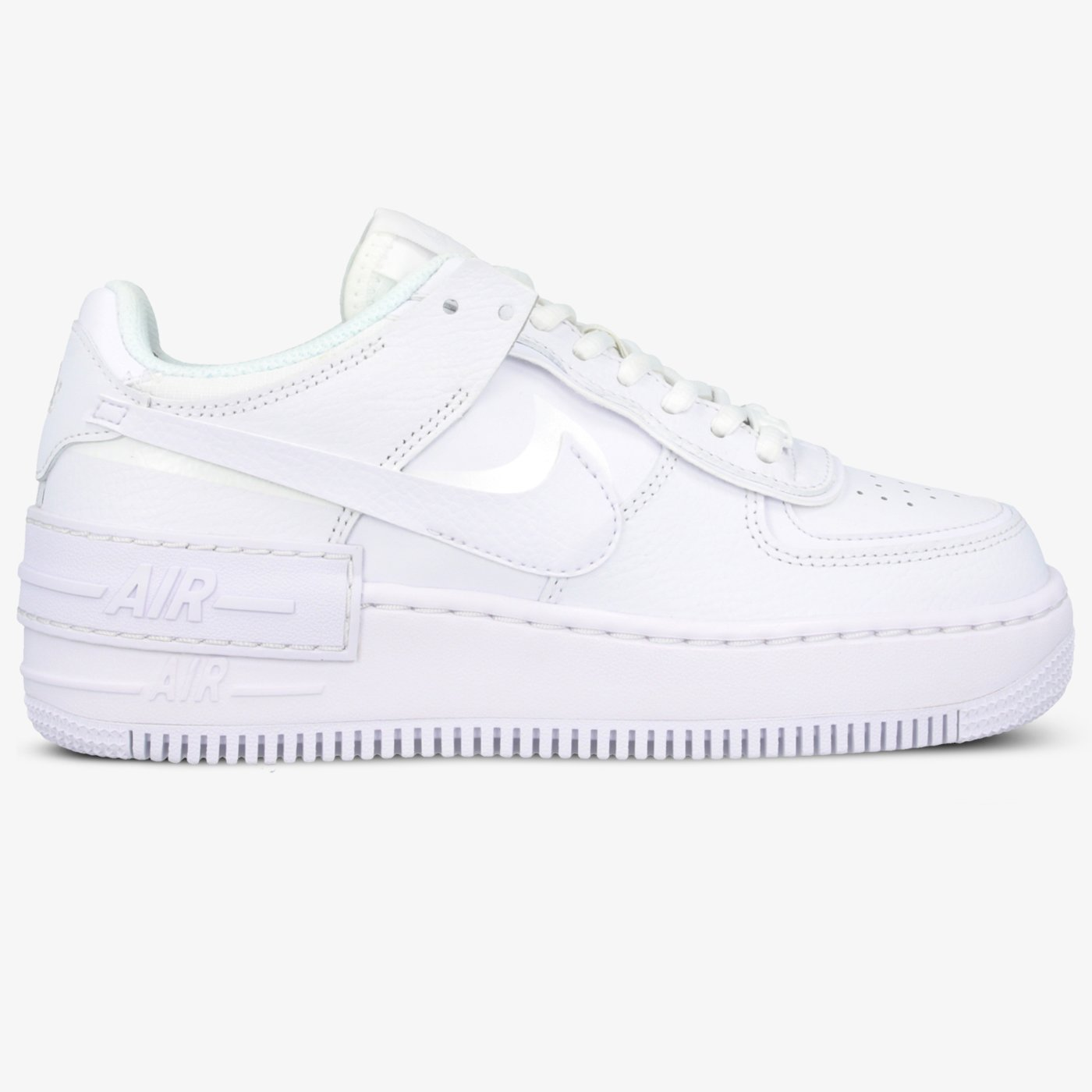 Фото № 1 с приближением к товару «‎Nike Air Force 1 Shadow Triple White (W)»