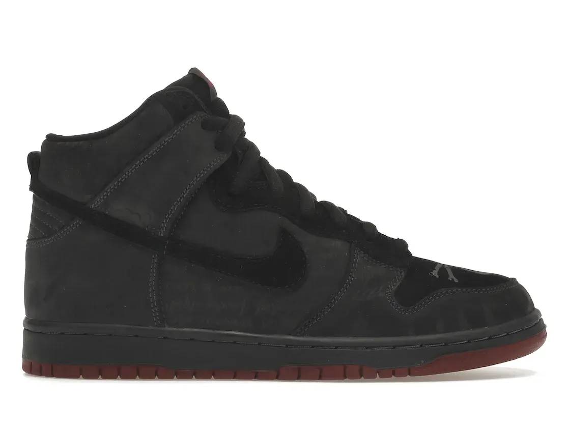 Фото № 1 с приближением к товару «‎Nike SB Dunk High Melvins (Black)»