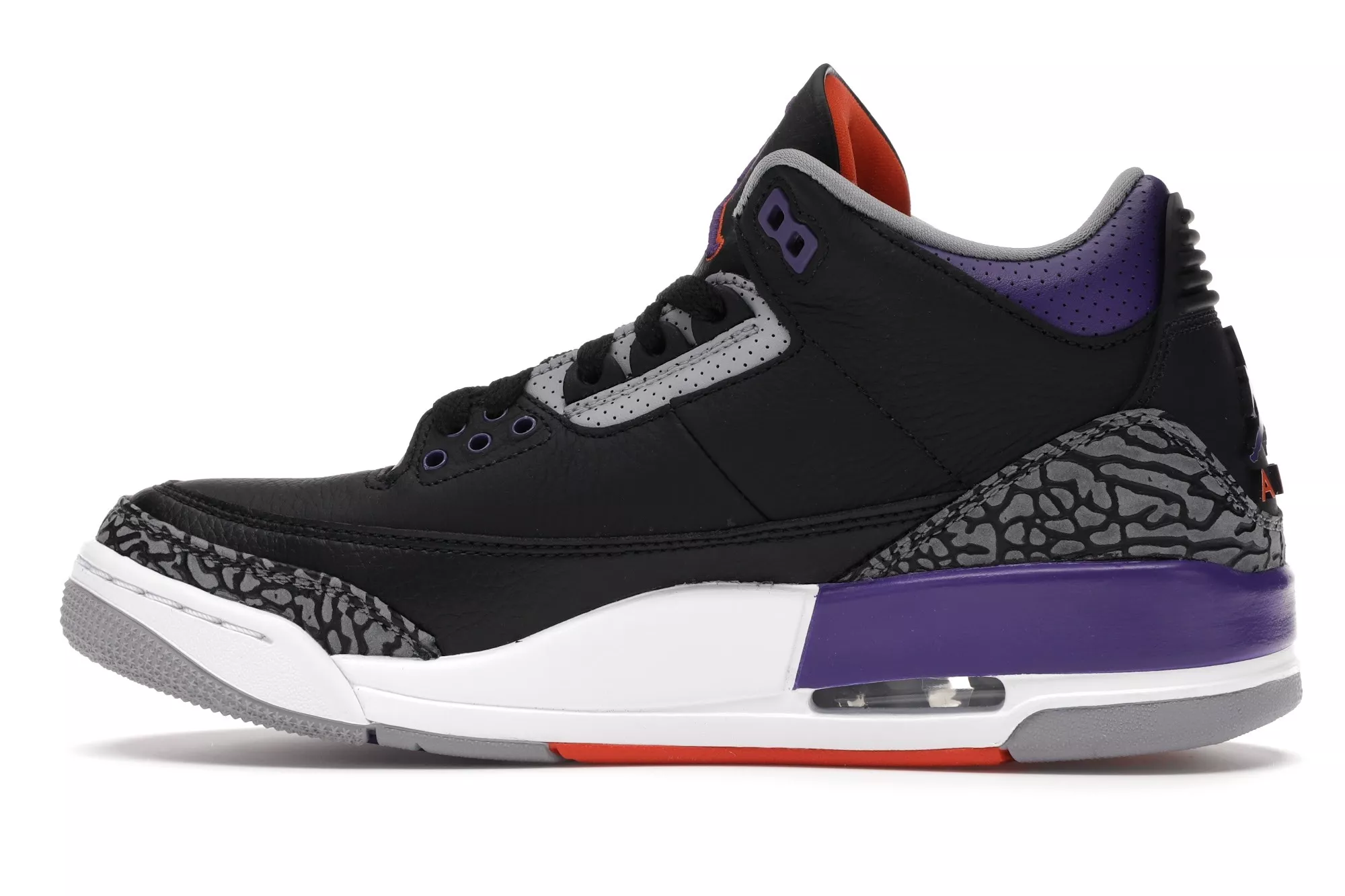 Фото № 2 с приближением к товару «‎Jordan 3 Retro Black Court Purple»