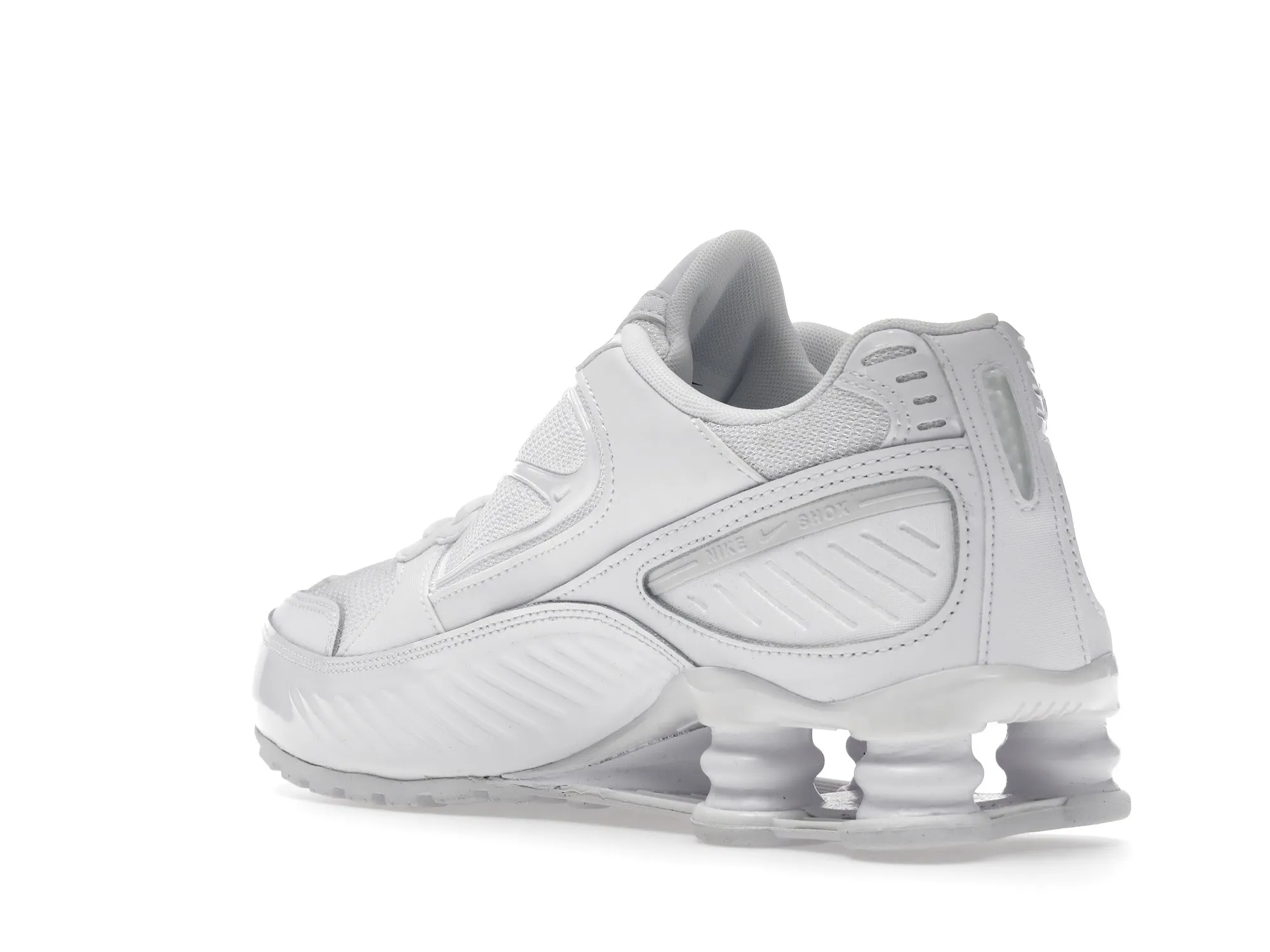 Фото № 6 с приближением к товару «‎Nike Shox Enigma Triple White »