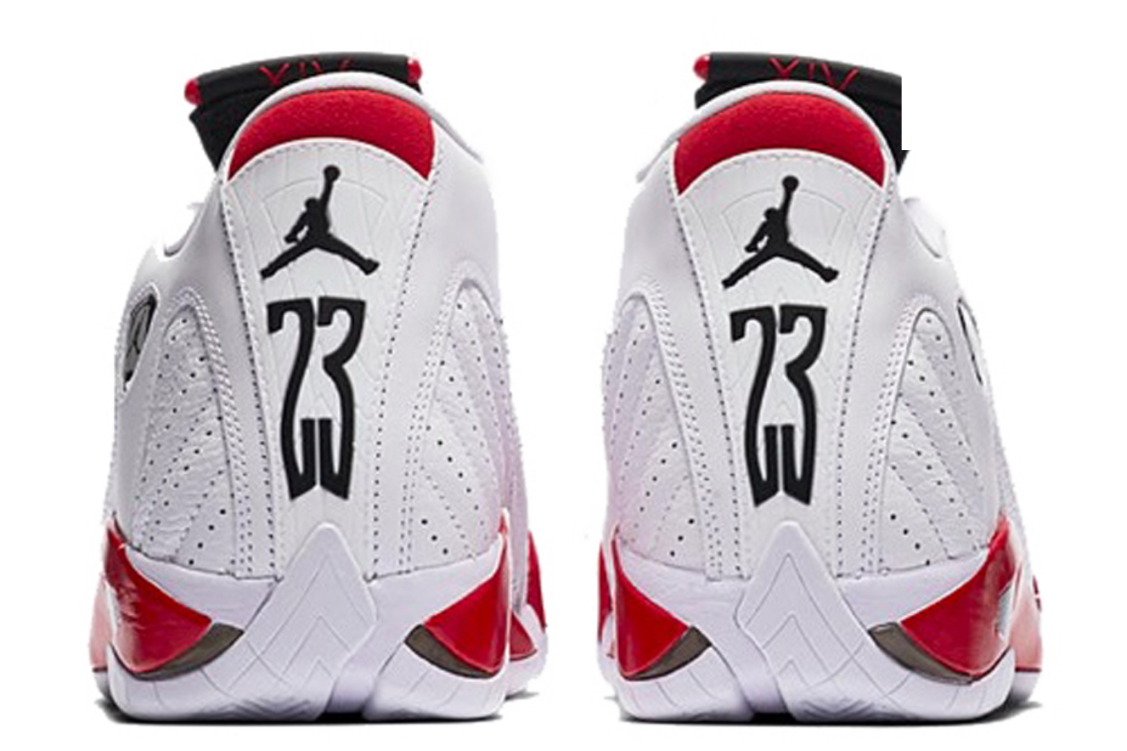 Фото № 4 с приближением к товару «‎Nike Air Jordan 14 Retro Rip Hamilton Candy Cane»