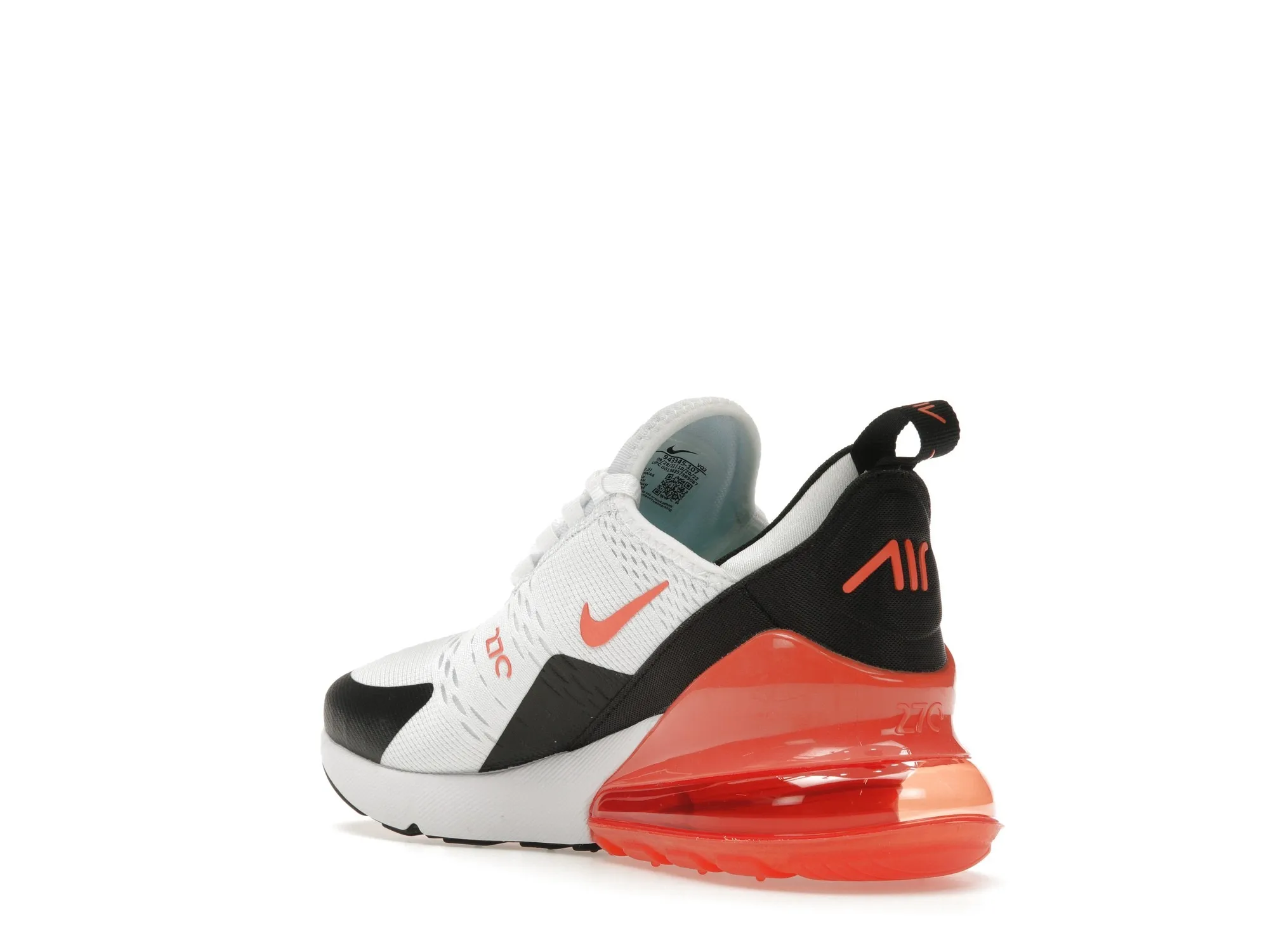 Фото № 5 с приближением к товару «‎Nike Air Max 270 White Turf Orange »