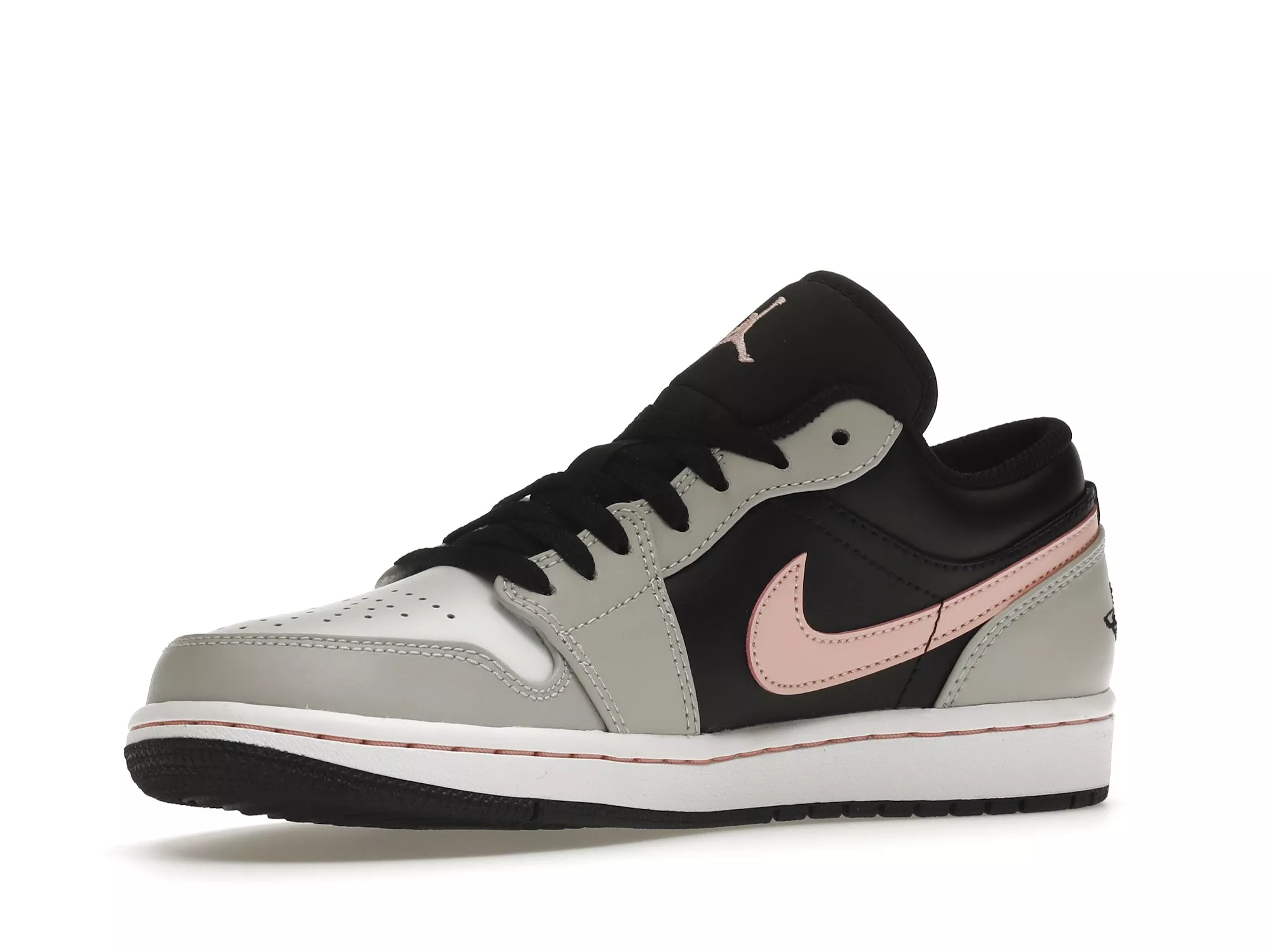 Фото № 3 с приближением к товару «‎Jordan 1 Low Black Grey Pink»