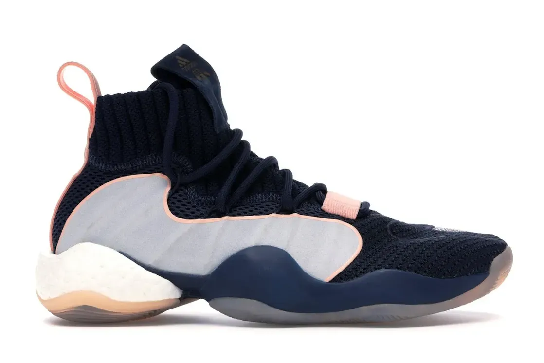 Фото № 1 с приближением к товару «‎adidas Crazy BYW X Collegiate Navy Clear Orange»
