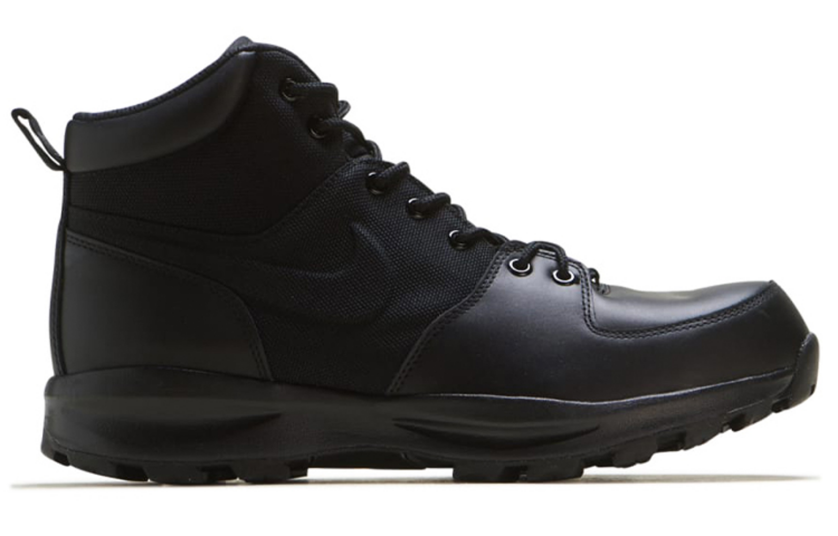 Фото № 2 с приближением к товару «‎Nike ACG Manoa Leater TXT High-Top Running Shoes Black»