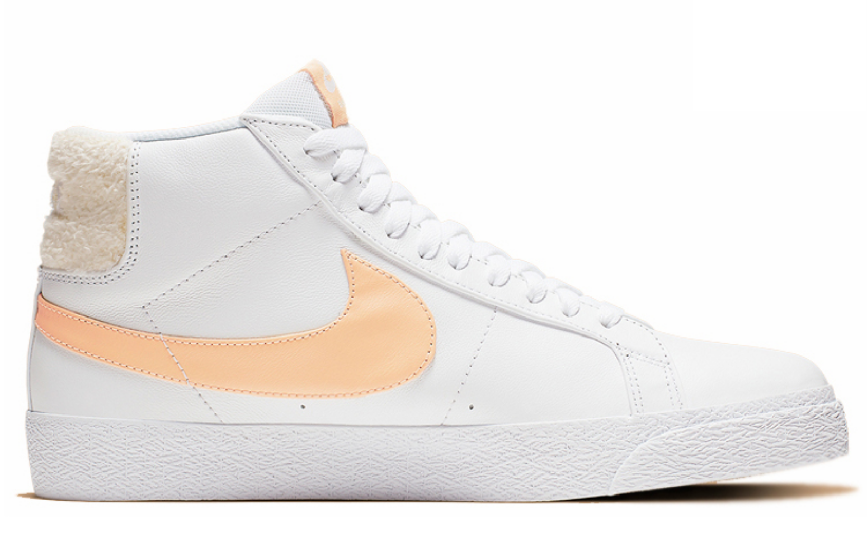 Фото № 2 с приближением к товару «‎Nike SB Zoom Blazer Mid White Celestial Gold»