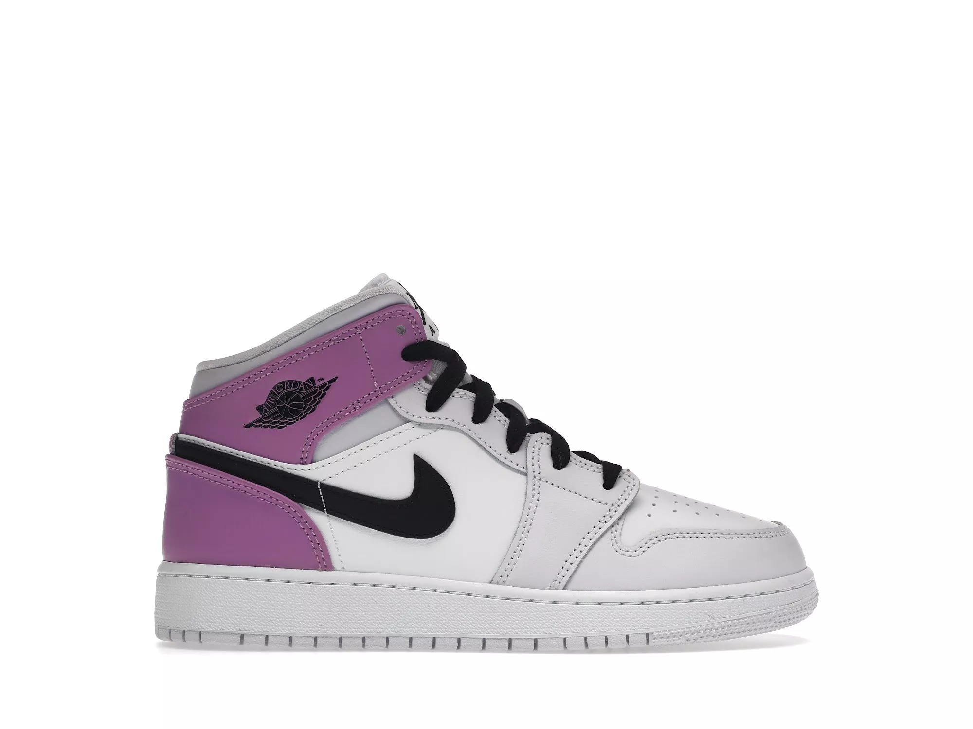 Фото № 1 с приближением к товару «‎Jordan 1 Mid Barely Grape »