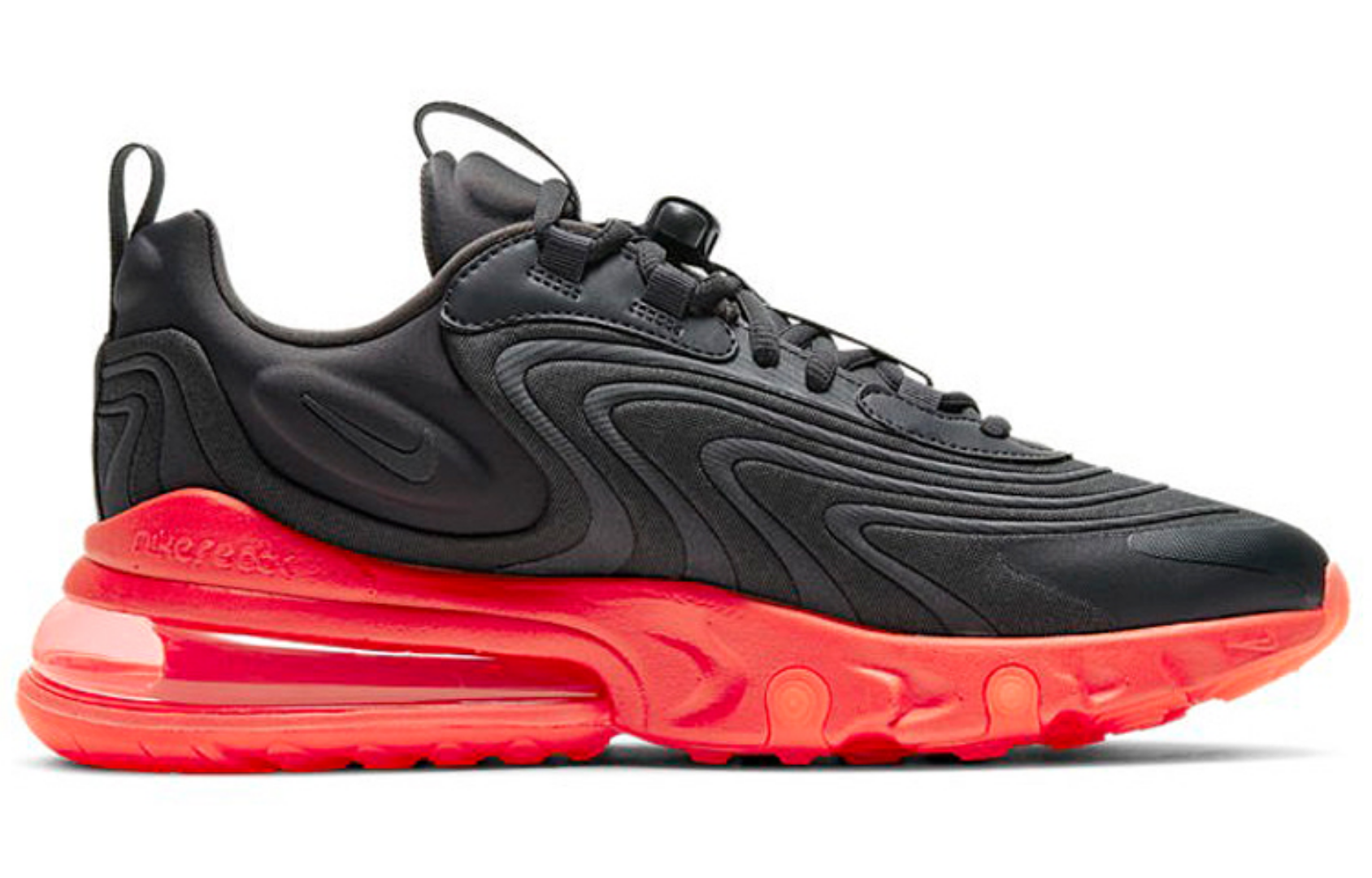 Фото № 2 с приближением к товару «‎Nike Air Max 270 React ENG 'Dark Smoke Grey Crimson'»