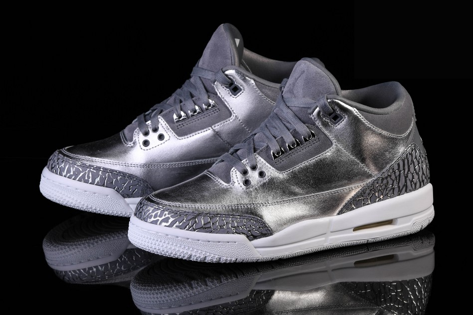 Фото № 5 с приближением к товару «‎Nike Air Jordan 3 Retro Prem HC Chrome »