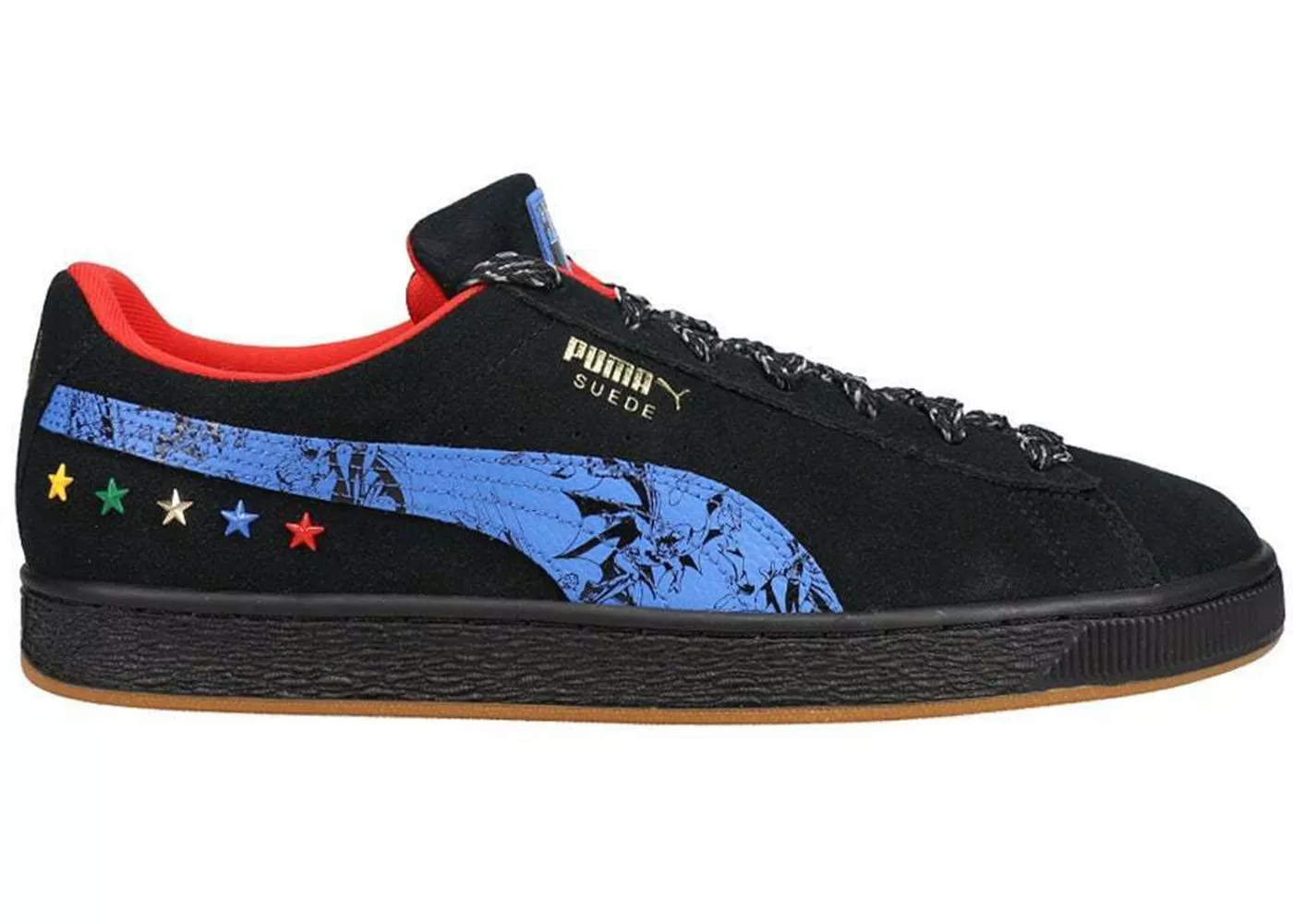 Фото № 1 с приближением к товару «‎Puma Suede DC Justice League Black Bluemazing»