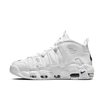 Nike Air More Uptempo Vintage Basketball shoes WhiteMidnight Navy - 1